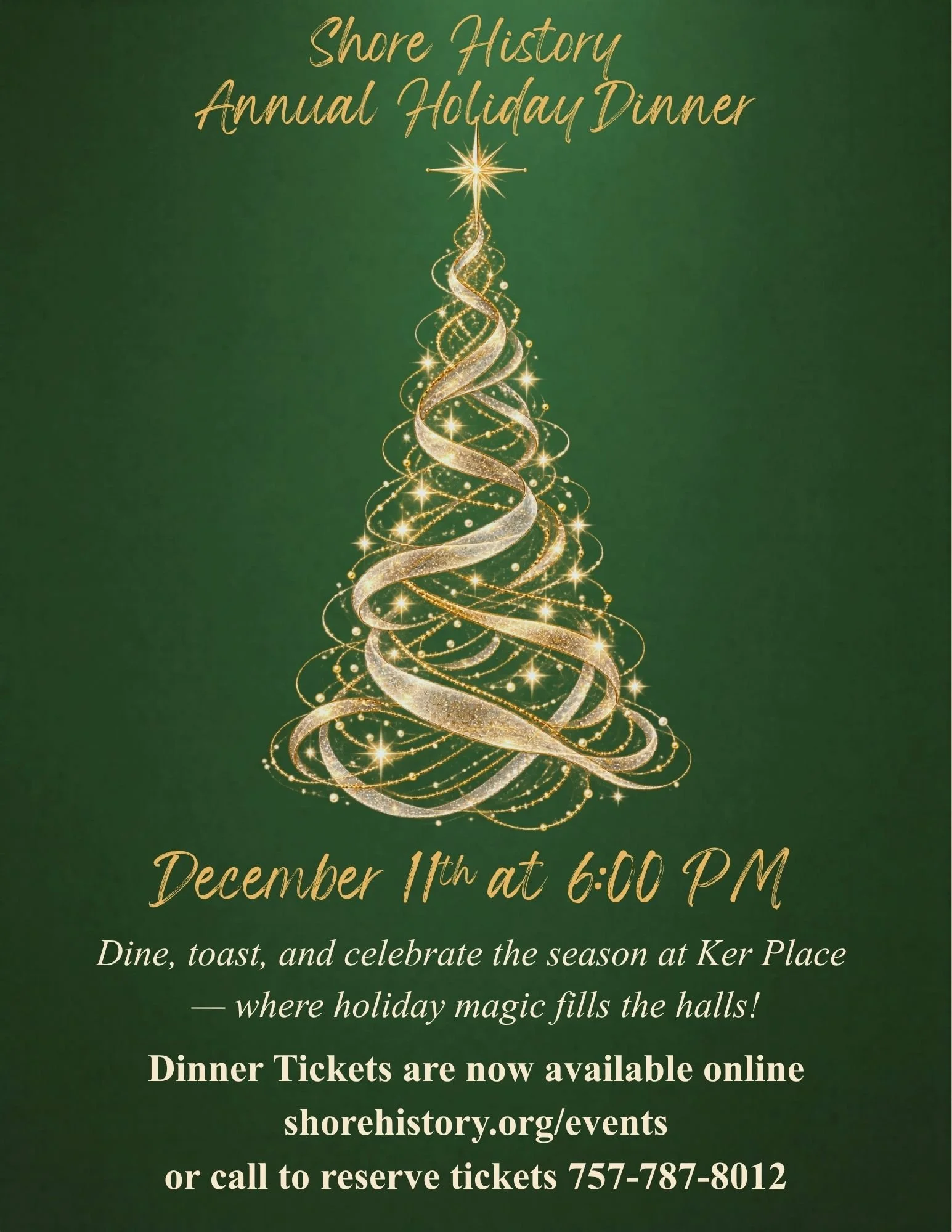 Holiday Dinner at Ker Place