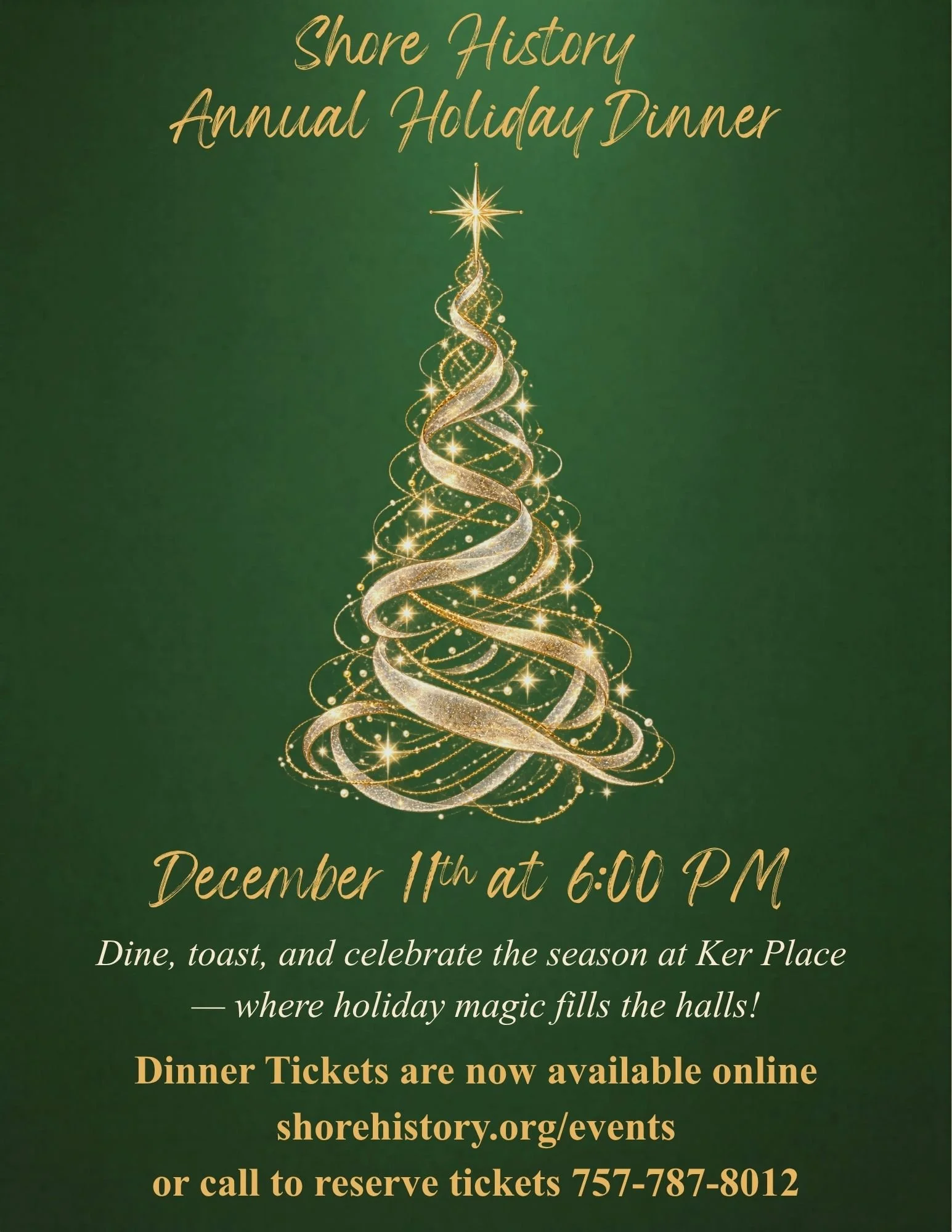 Holiday Dinner at Ker Place