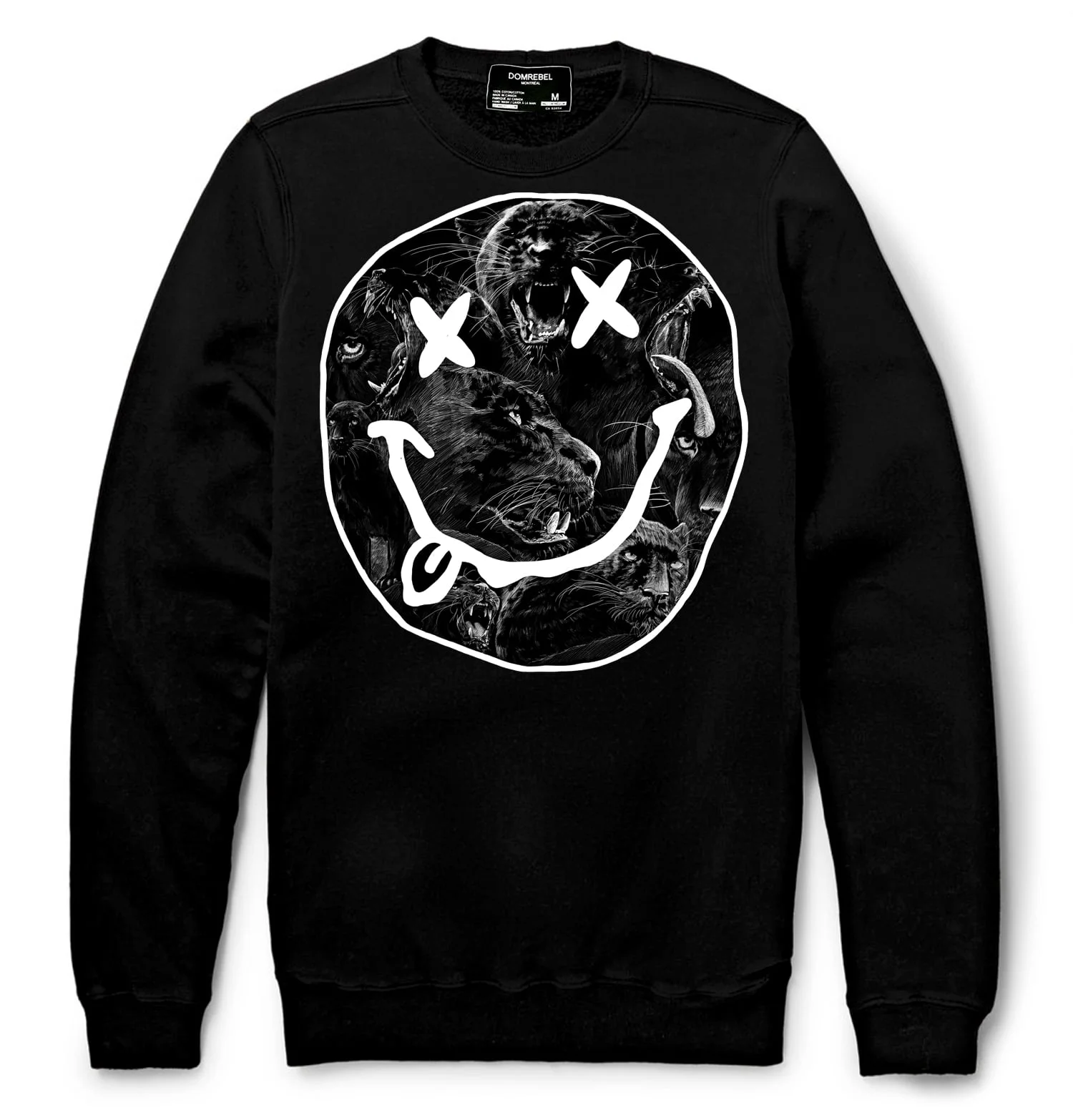 DOMREBEL - SMILE - SWEATSHIRT BLACK.jpg