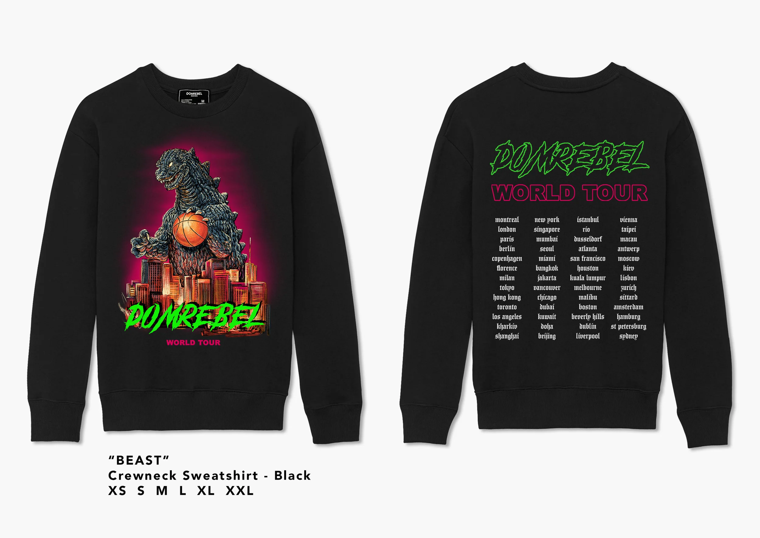 SS20 - DOMREBEL - Lookbook - BEAST - Crewneck Sweatshirt - Black.jpg