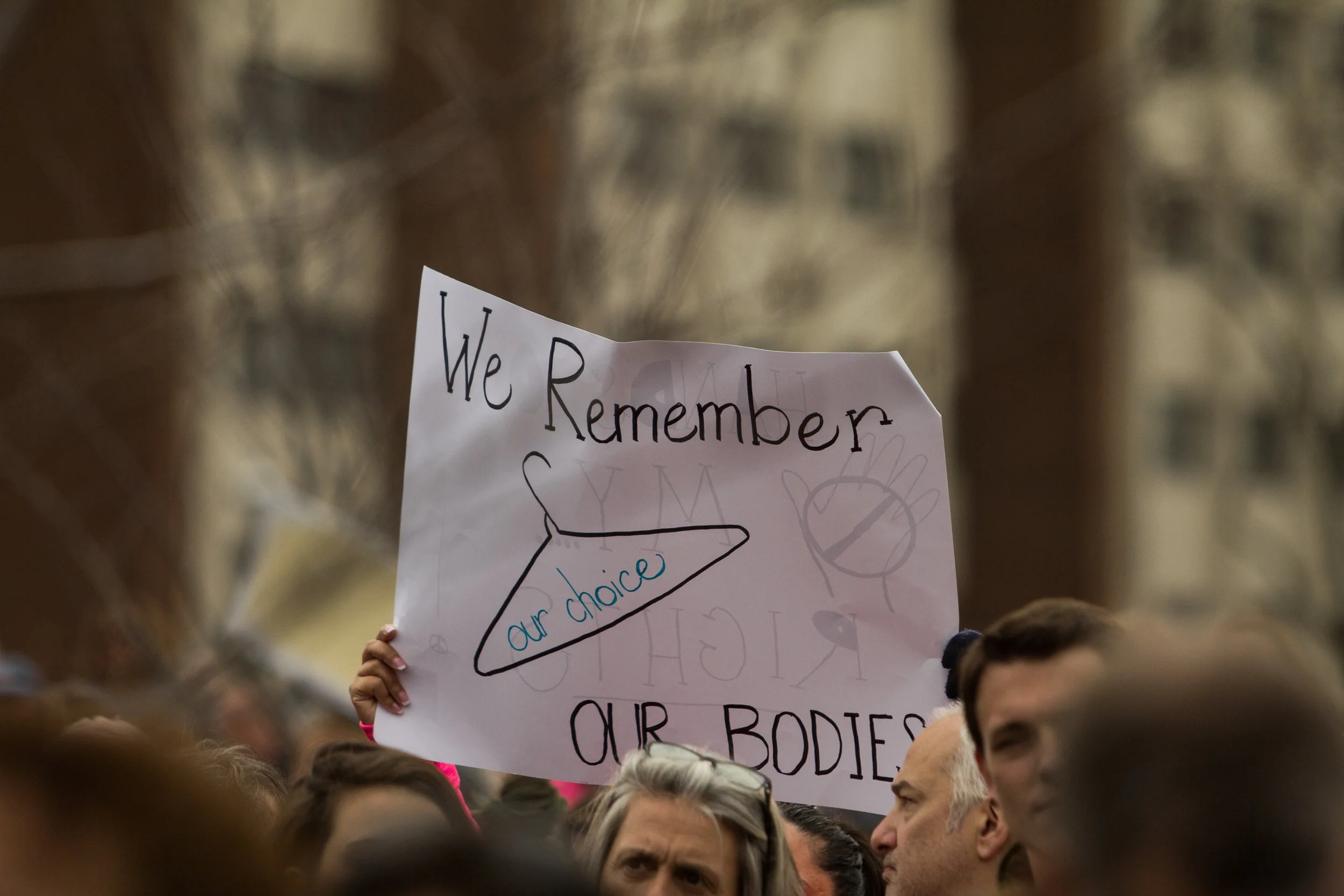 Stamford, Connecticut - January 21st, 2017: "We Remember, our choice, our bodies."