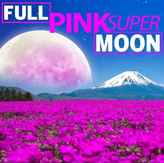 Tonight around the world we'll be able to witness the biggest and brightest Super Moon of 2020, also known as a 'pink' moon. If you've got binoculars you'll be able to see the Apollo 11 landing site.
&bull;
#hotpinkmoon #hotpinkinspace #lostinspace #