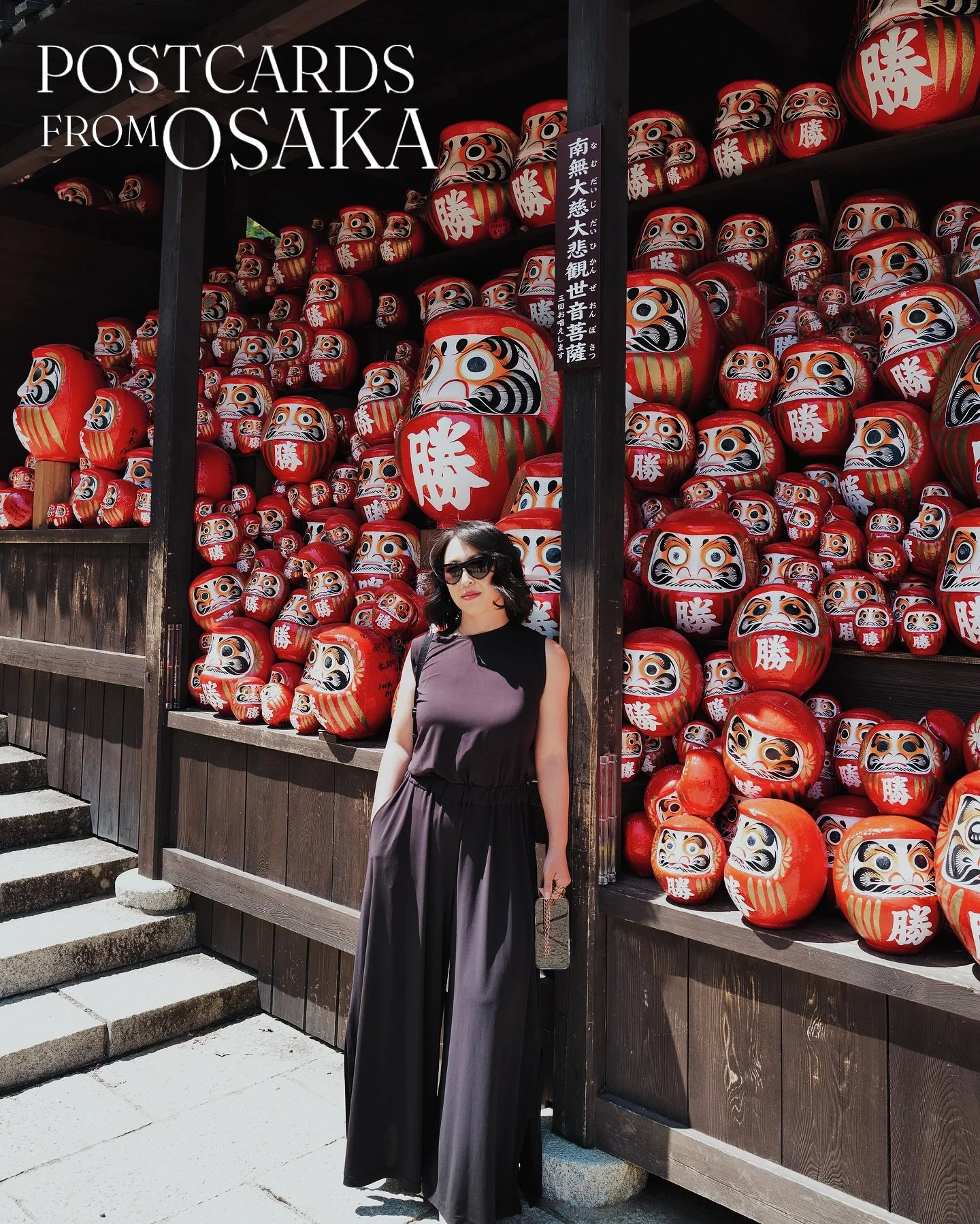 Postcards from Osaka: Eat, walk, temple, repeat 🇯🇵. 
⛩️ Katsuoji Temple
📐The Organic Building by Gaetano Pesce
⛩️ Katsuoji Temple x3
🐉 Namba Yasaka Shrine
🍣 Kuromon Food Market x2
🏙️ Shinsaibashi
🏙️ Dotonburi + Glico Man x2
🥢 Shinsekai Food M