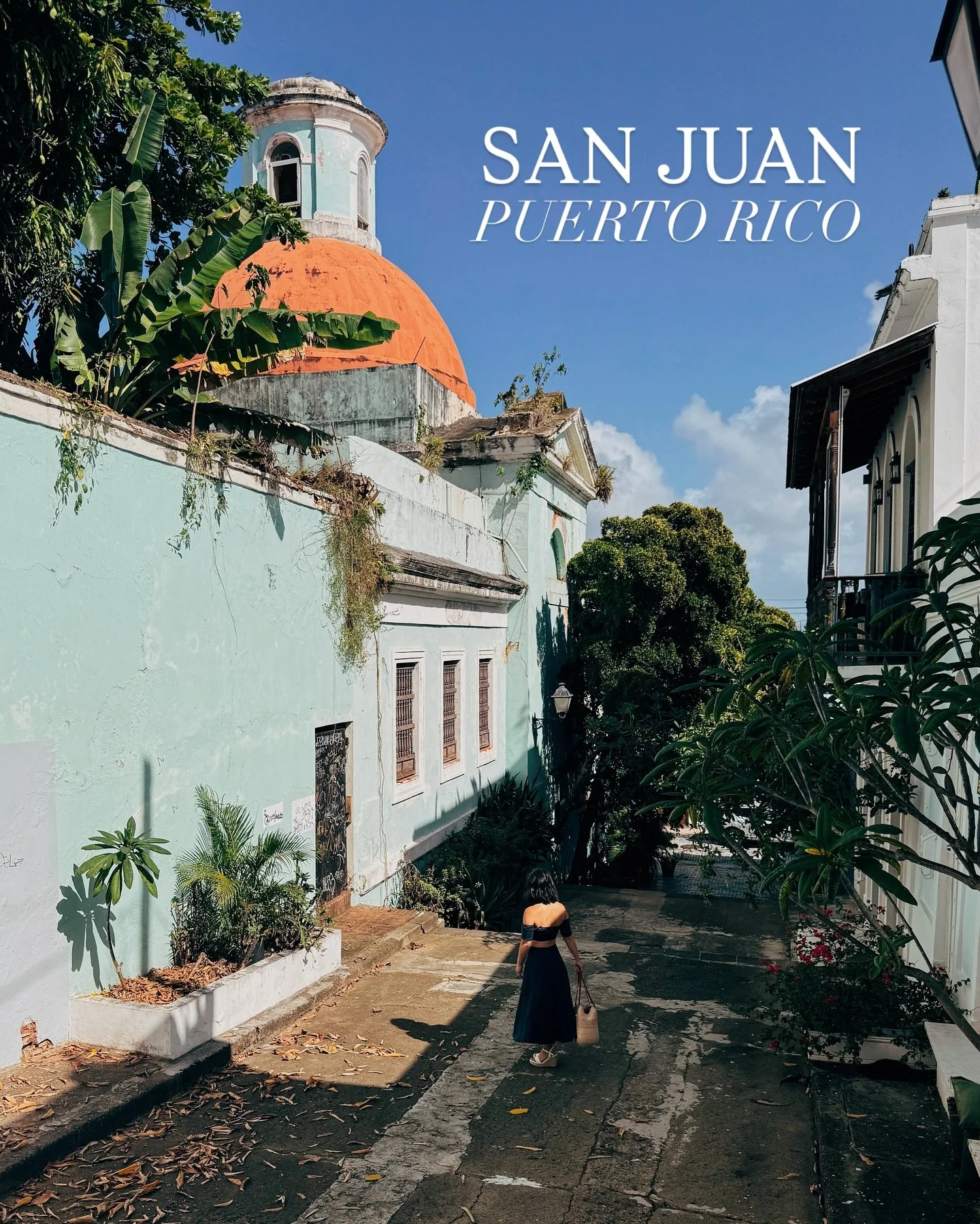 &ldquo;𝘛&uacute; 𝘮𝘦 𝘥𝘦𝘫𝘢𝘴𝘵𝘦 𝘦𝘭 𝘤𝘶𝘦𝘳𝘱𝘰 𝘤𝘢𝘭𝘪𝘦𝘯𝘵𝘦, 𝘪𝘯𝘧𝘪𝘦𝘳𝘯𝘰 🔥&hellip;&nbsp;&ldquo;
Escape to the land of beaches, Bad Bunny, and pi&ntilde;a coladas 🇵🇷

🍽️ Deaverdura, Cafe Mallorca, Casita Miramar, Verde Mesa, La T