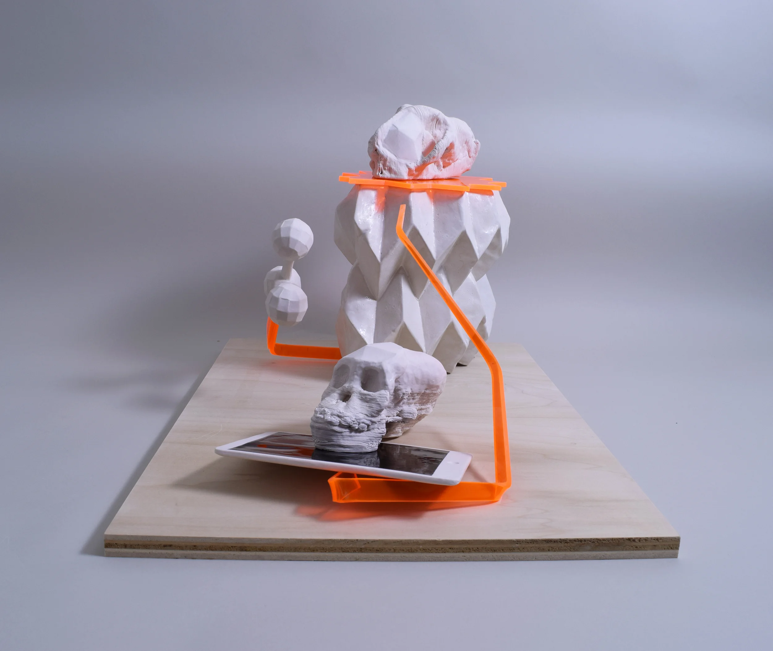 Composition with Skulls (side view)