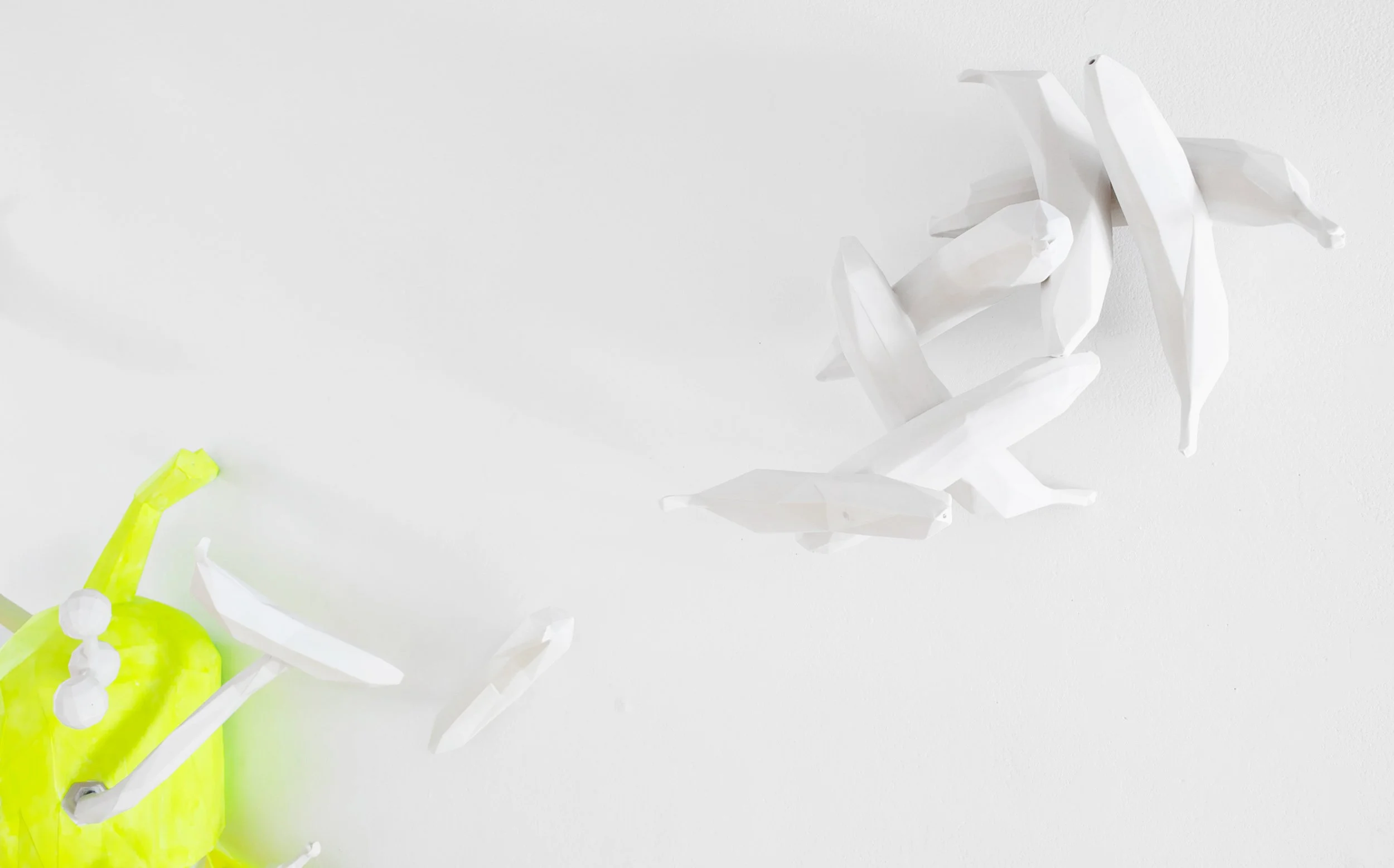Plate of Bananas Green (top right detail) 
