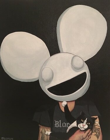 Deadmau5 white head and meow scratch.JPG