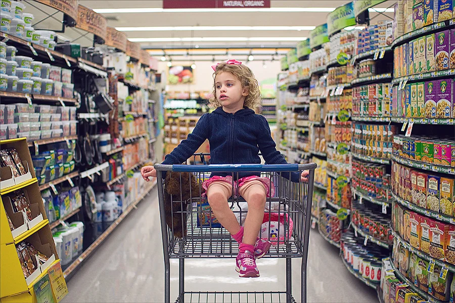 to the lady behind me in line