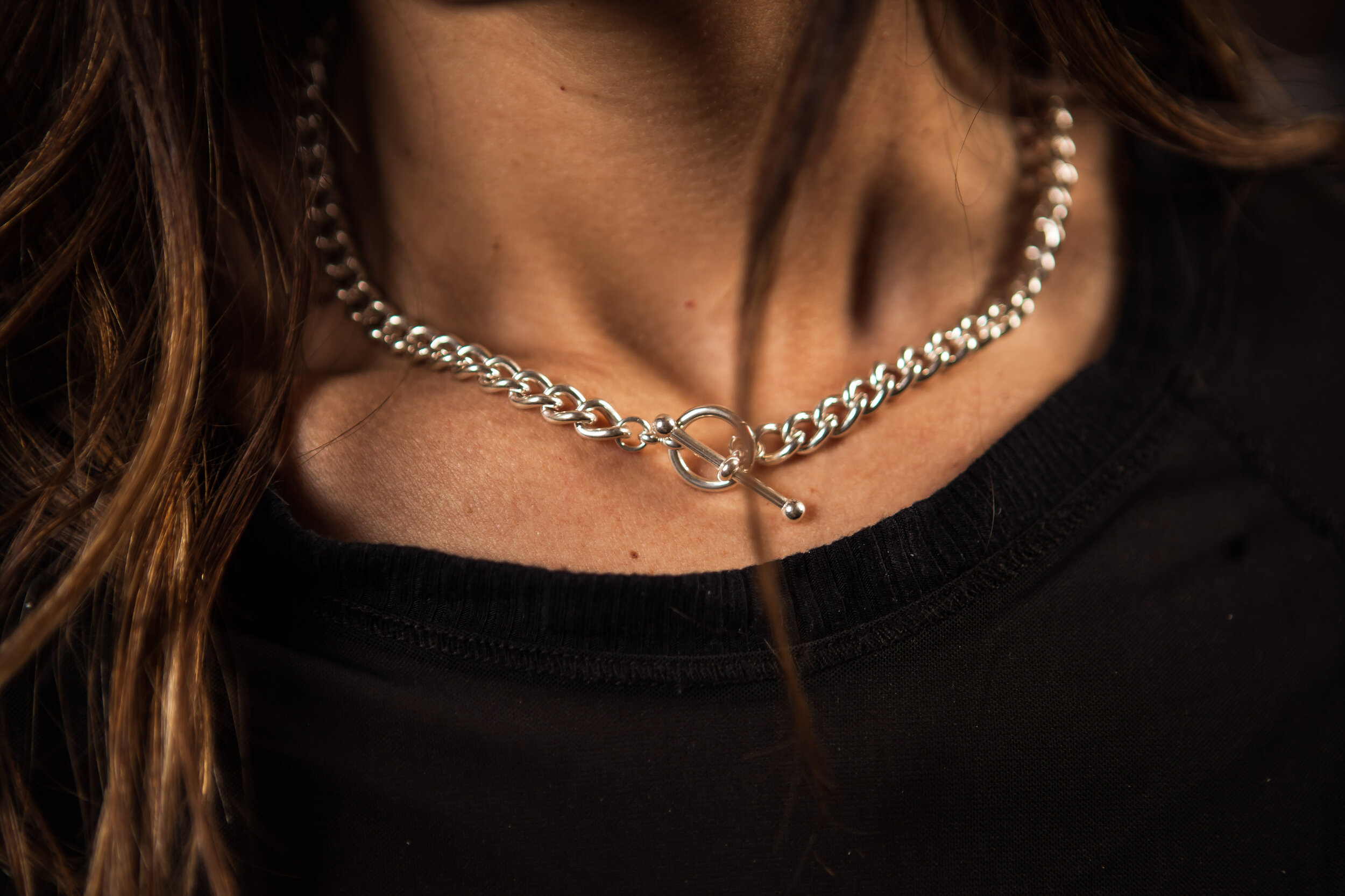 The Silver Riggins Chain Bracelet — Maple & J