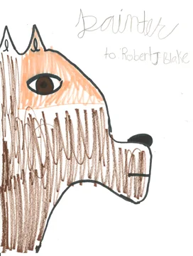 This drawing of Painter, from my book PAINTER AND UGLY, was given to me by a great student artist in the Washington Township school system. But they forgot to sign it! If this is your picture, please let me know your first name so I can post it here. Thanks! Pretty nice picture, don't you agree?