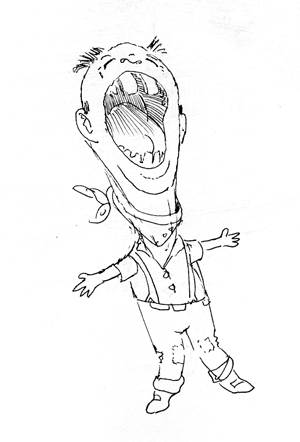 Making a book is a lot of fun. I guess the only bad parts are the deadlines. Here's how a cowboy feels about deadlines.