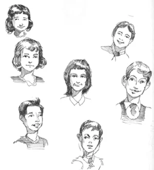 These are some of the friends I had while in second grade at the St. James School.