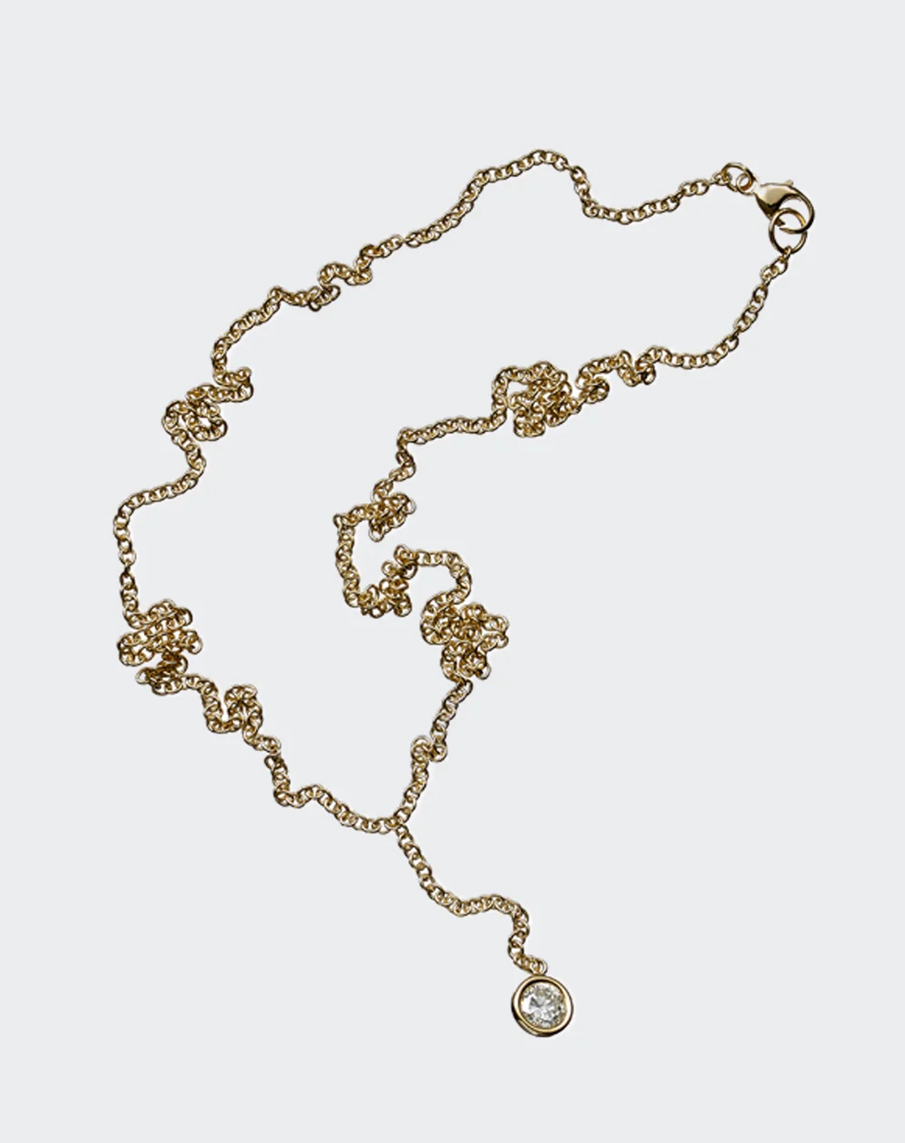 18k yellow gold and diamond “Charlotte” choker