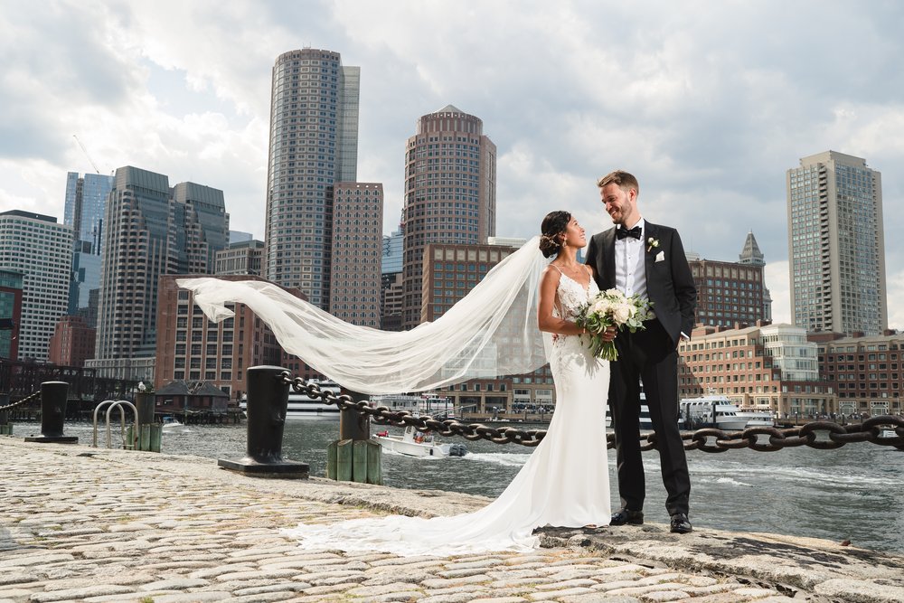 wedding photography boston skyline
