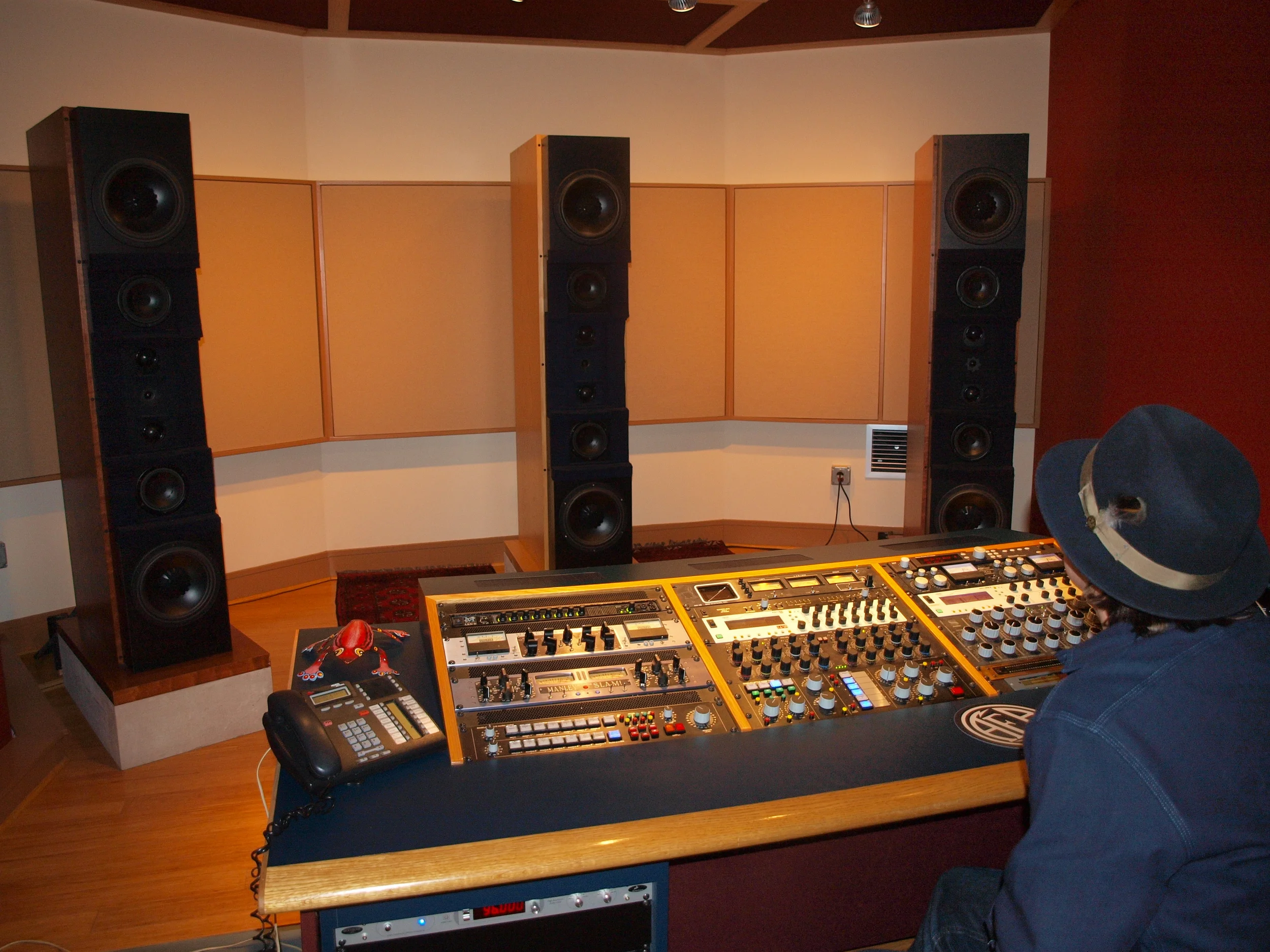 Checking out the mix