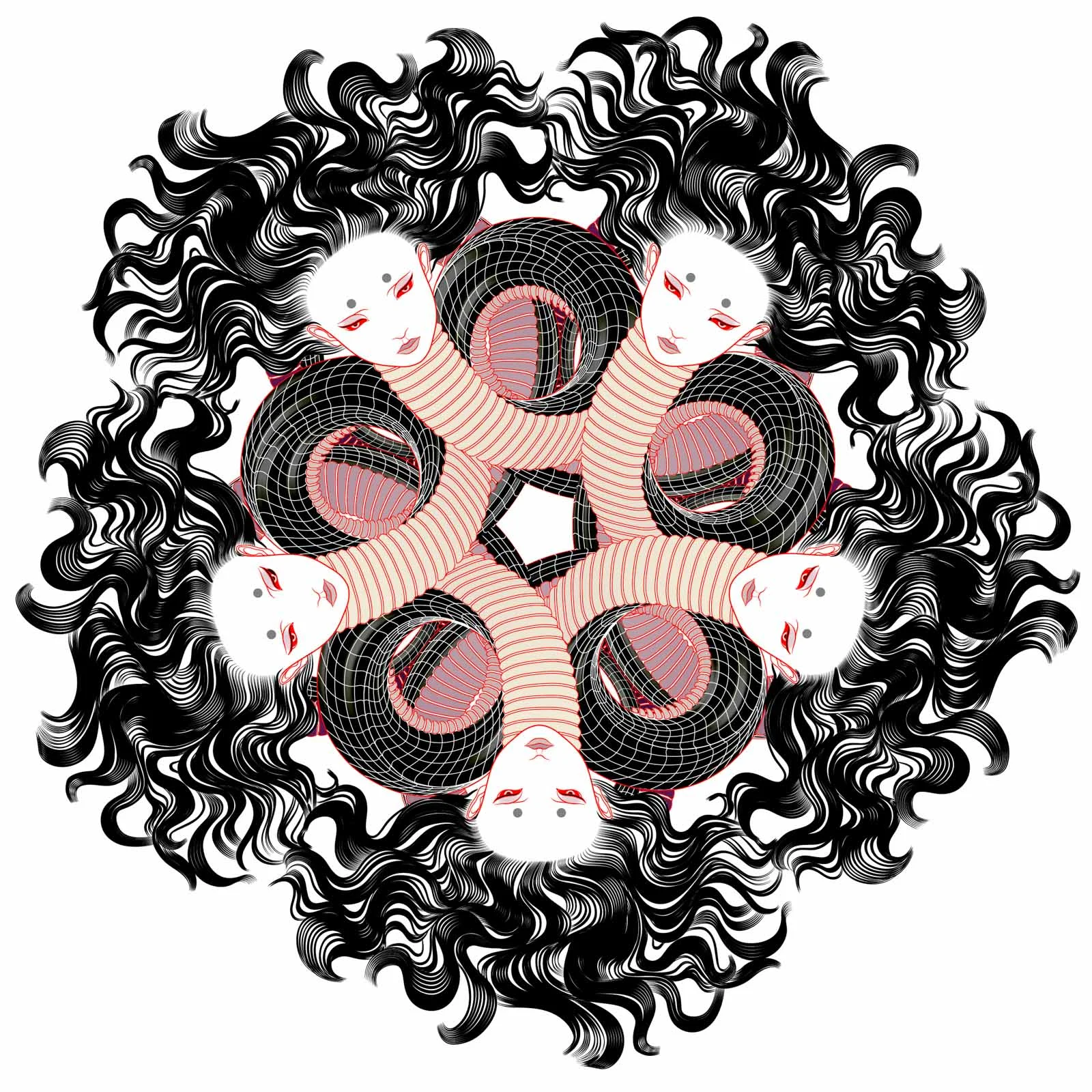 Hideyo Kameda Naga Mandala