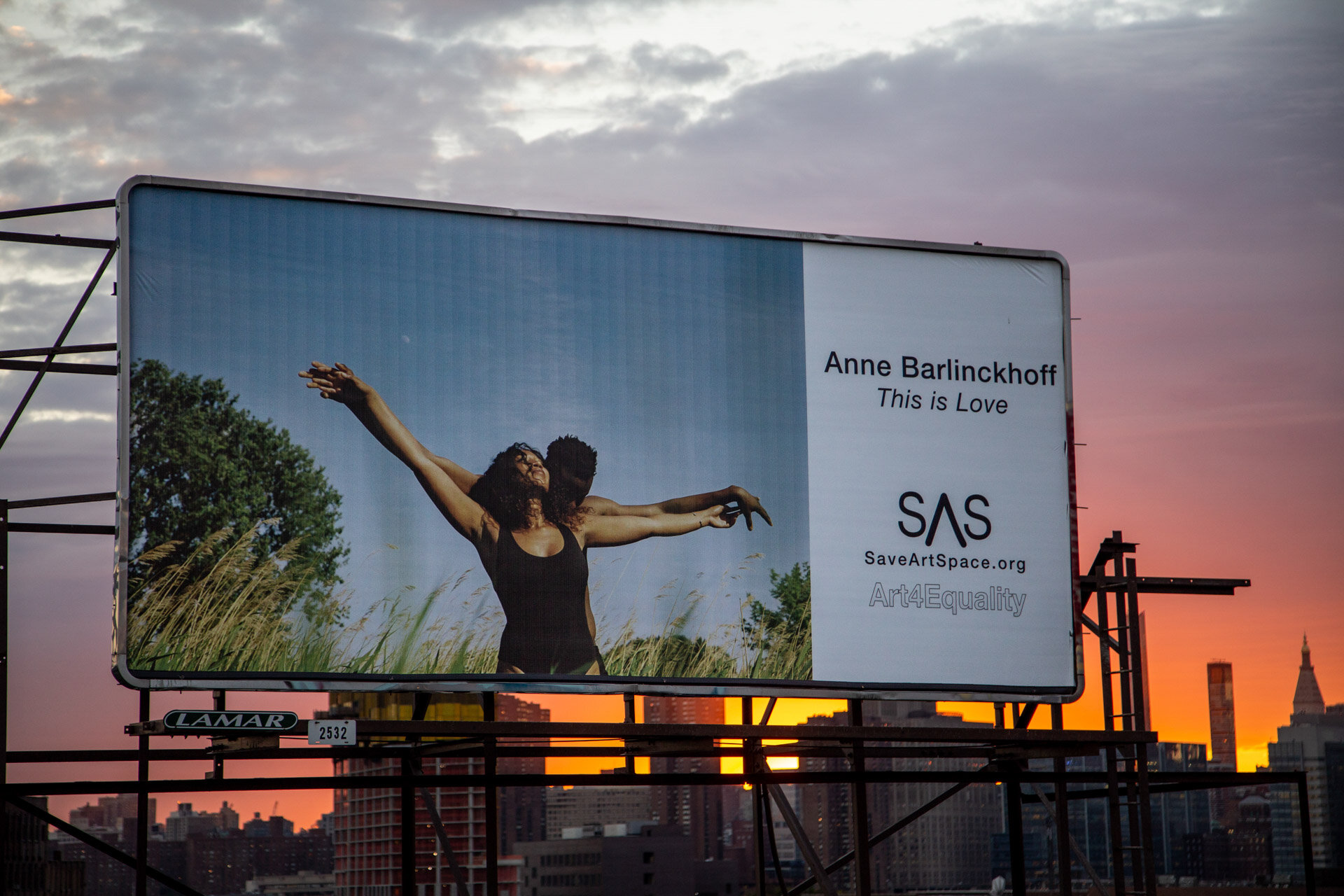Artist Anne Barlinckhoff - SaveArtSpace x Art4Equality x The Untitled Space Public Art Billboard 4.jpg