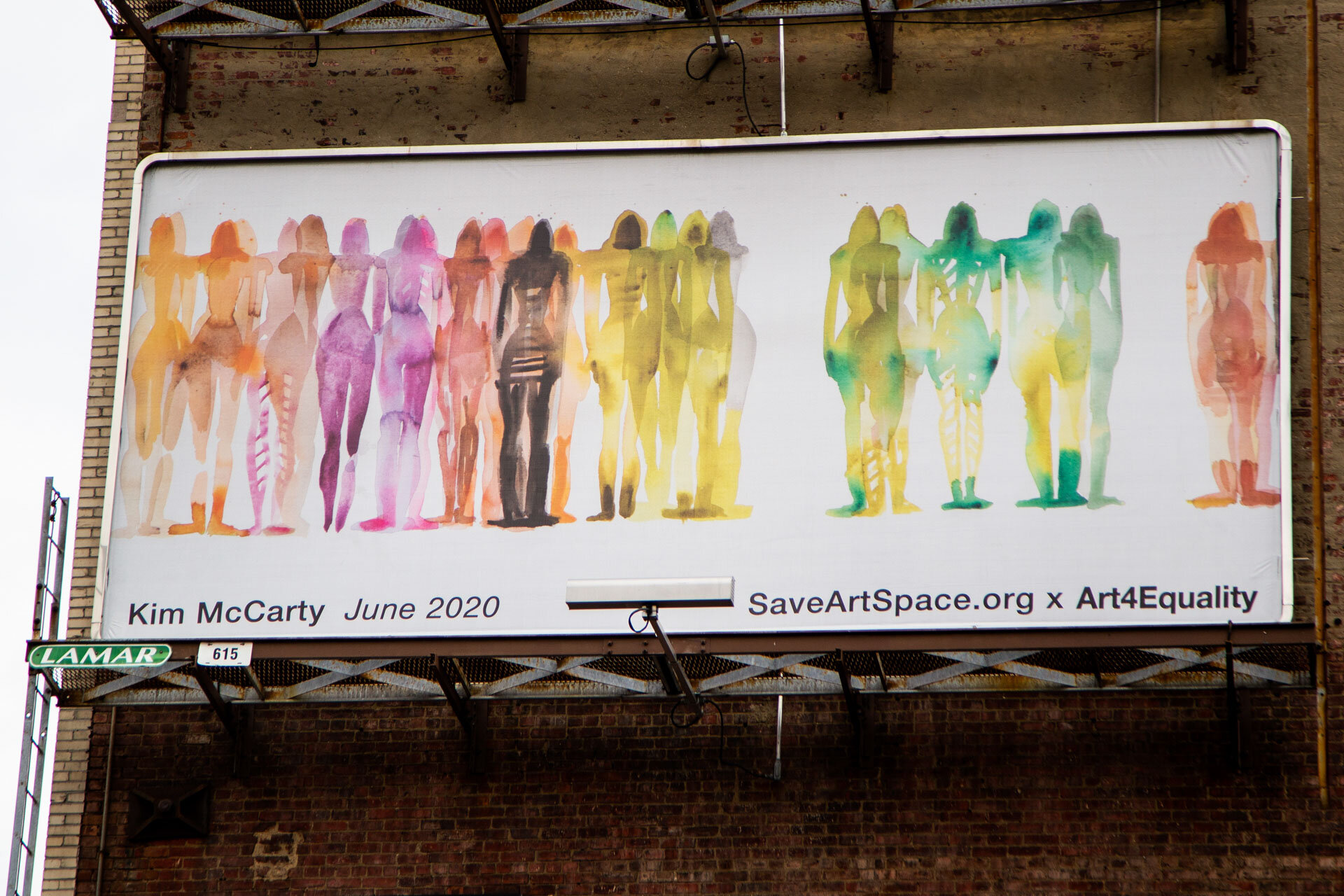 Artist Kim McCarty - SaveArtSpace x Art4Equality x The Untitled Space Public Art Billboard 4.jpg