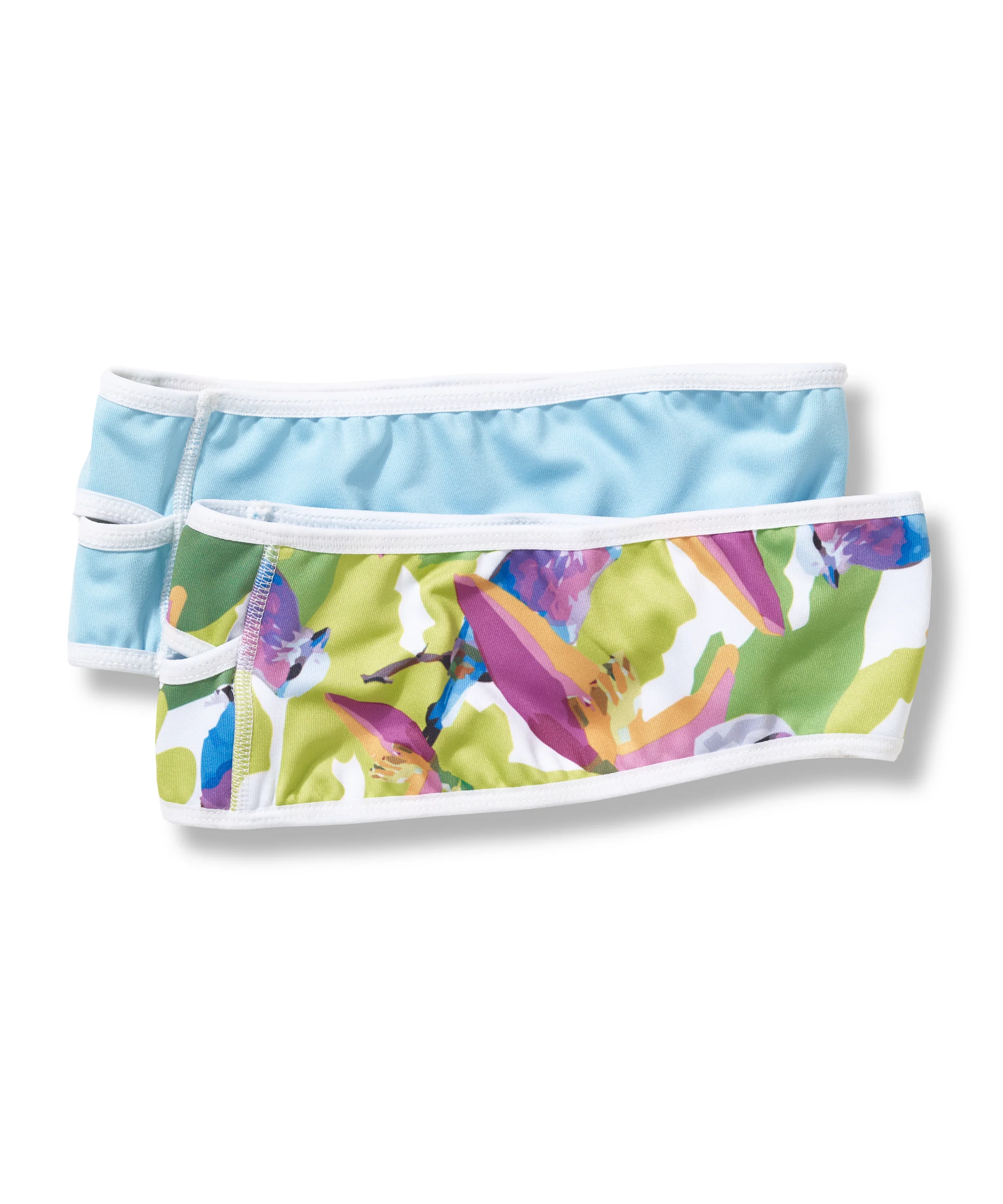 reversible headband with birds