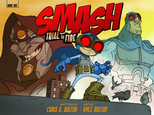 SMASH! Graphic Novel Comic Book Artwork ~ Magazine Page PRINT AD