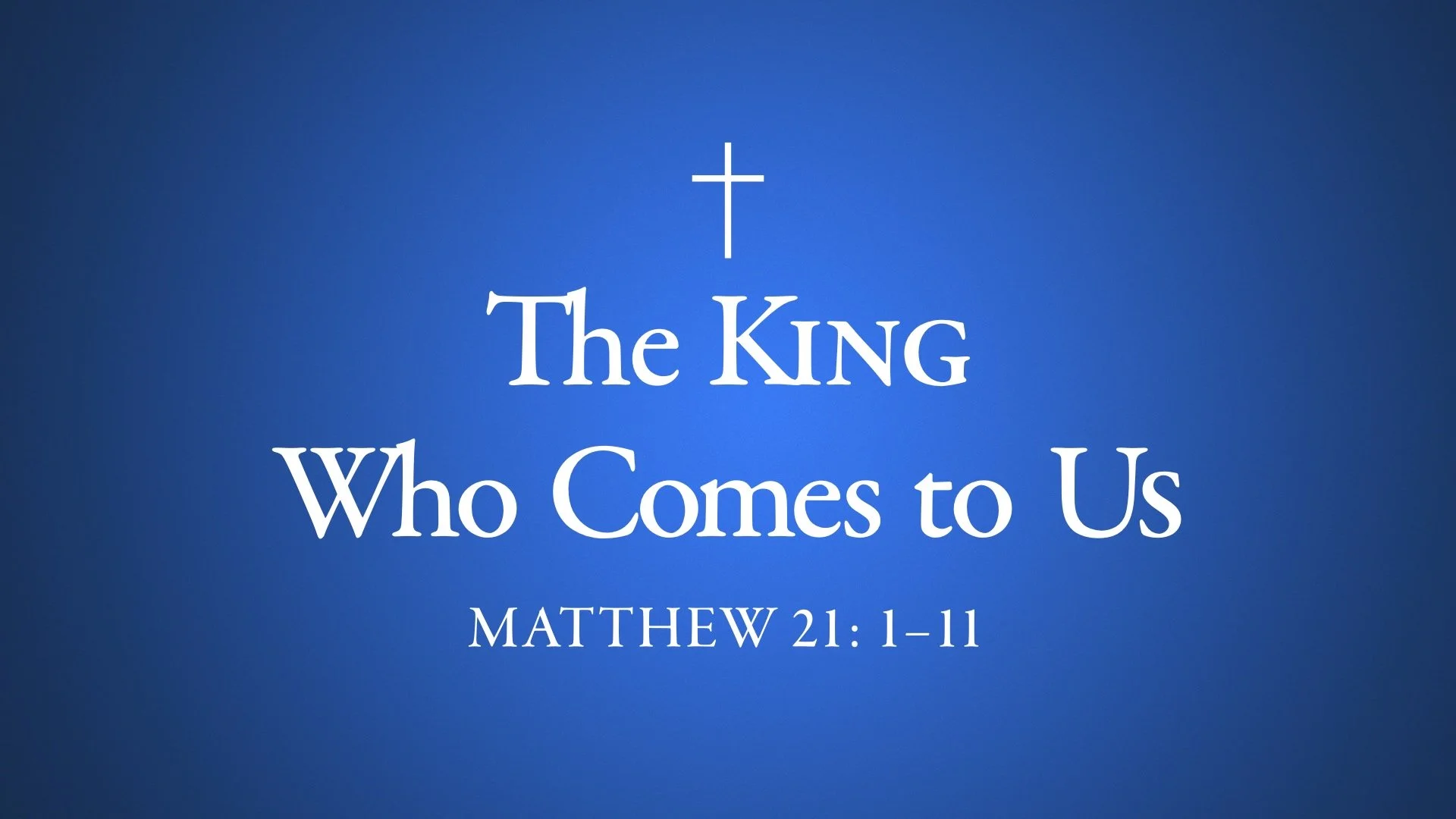 The First Sunday in Advent – November 30, 2025