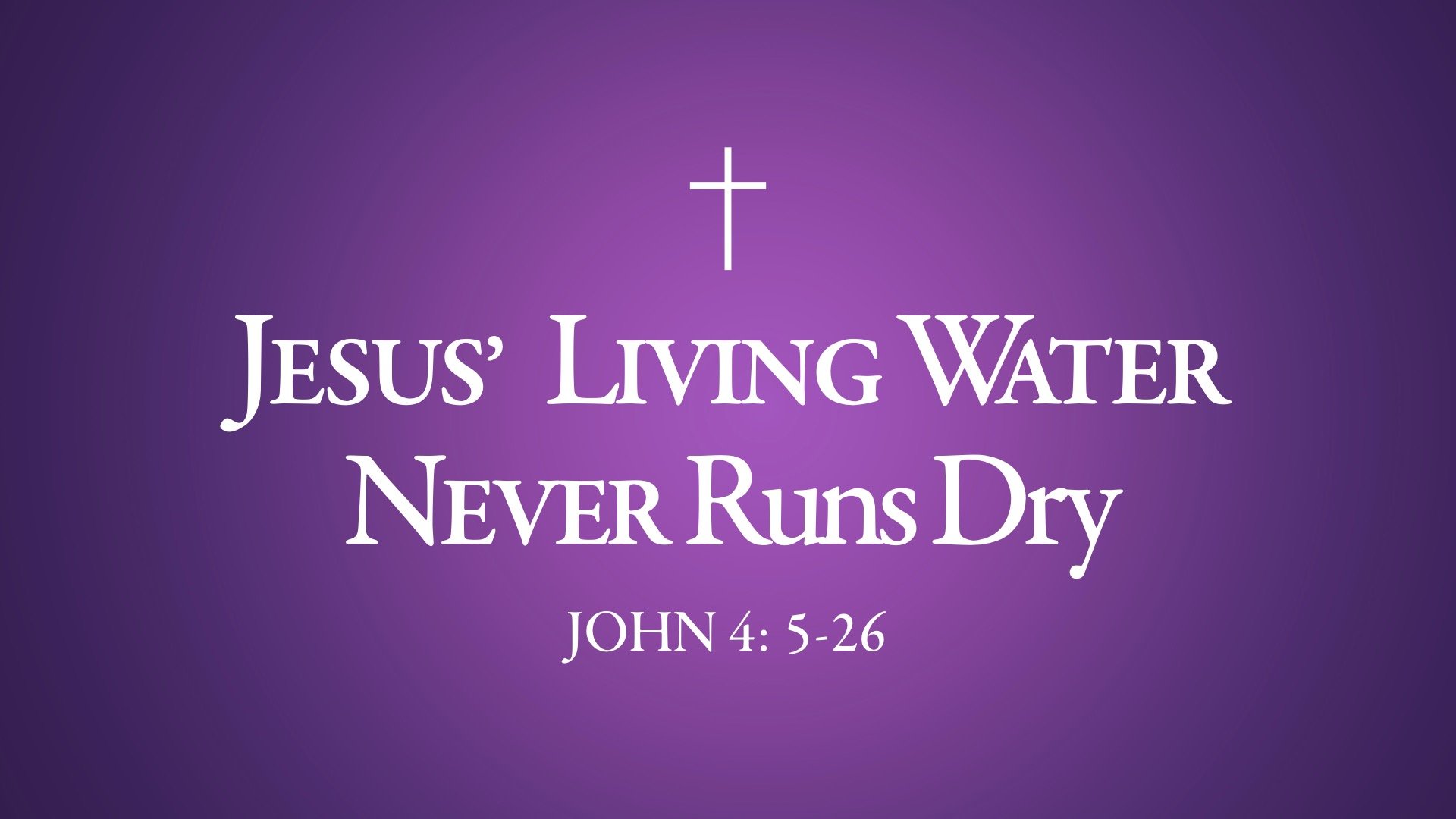 Third Sunday in Lent – March 8, 2026