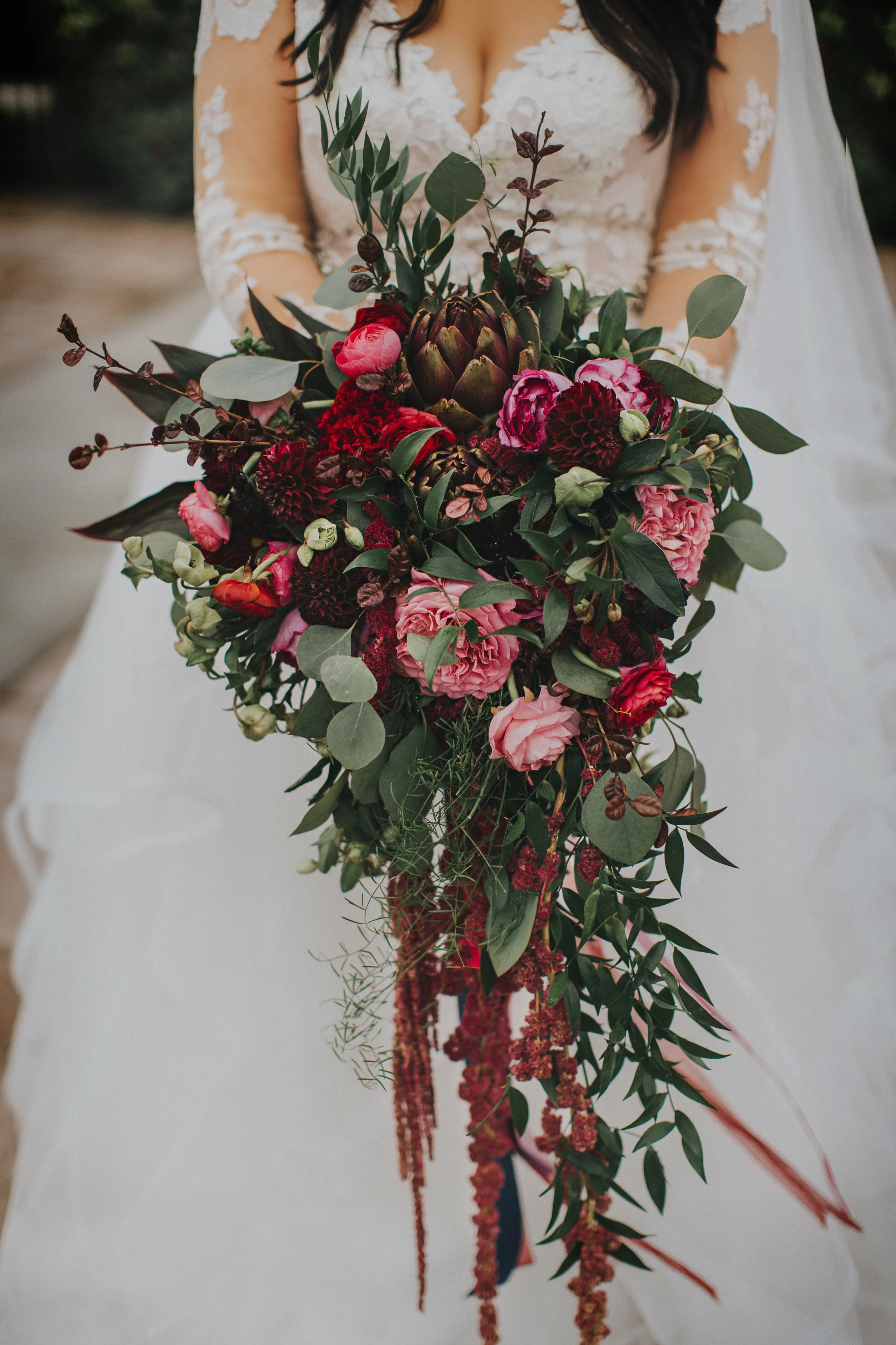 Cascading Bridal Bouquet