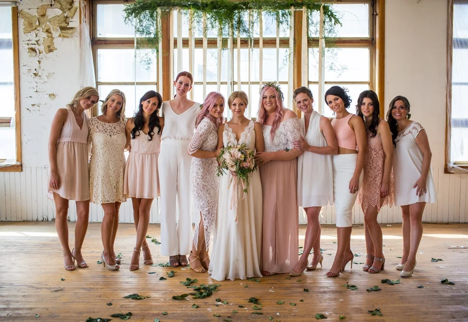 Blush Bridal Party