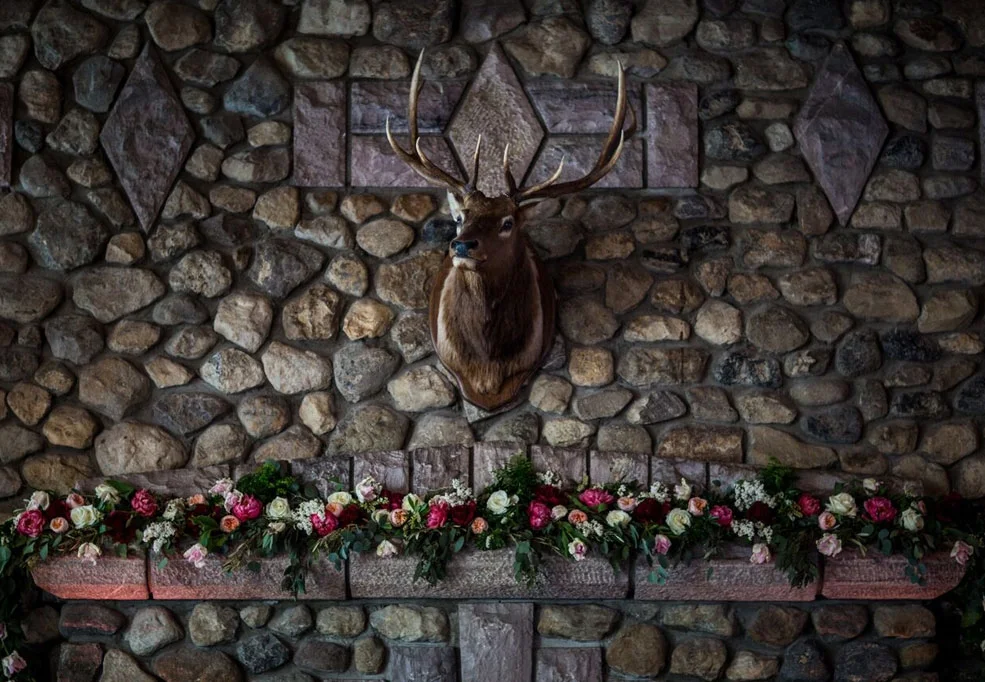 Flower Garland for Mantelpiece