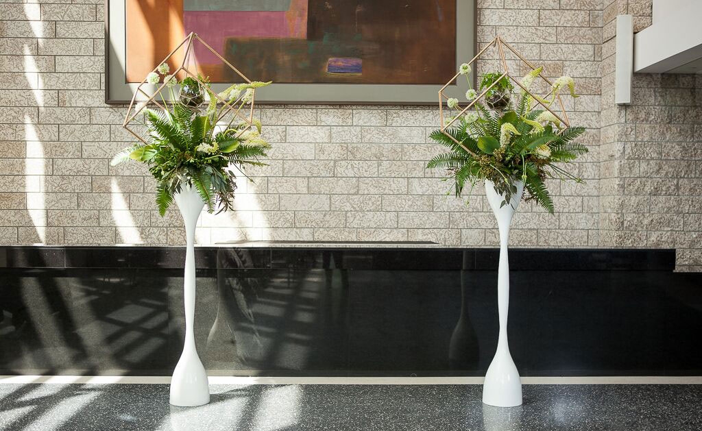 Geometric Tropical Ceremony Pieces