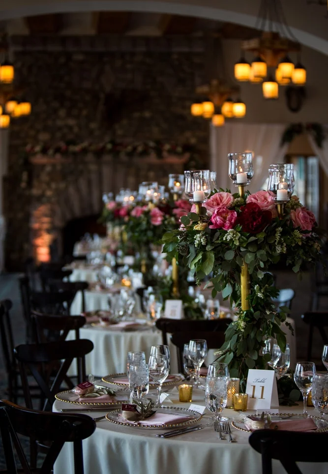 Garden Candelabra Centrepieces
