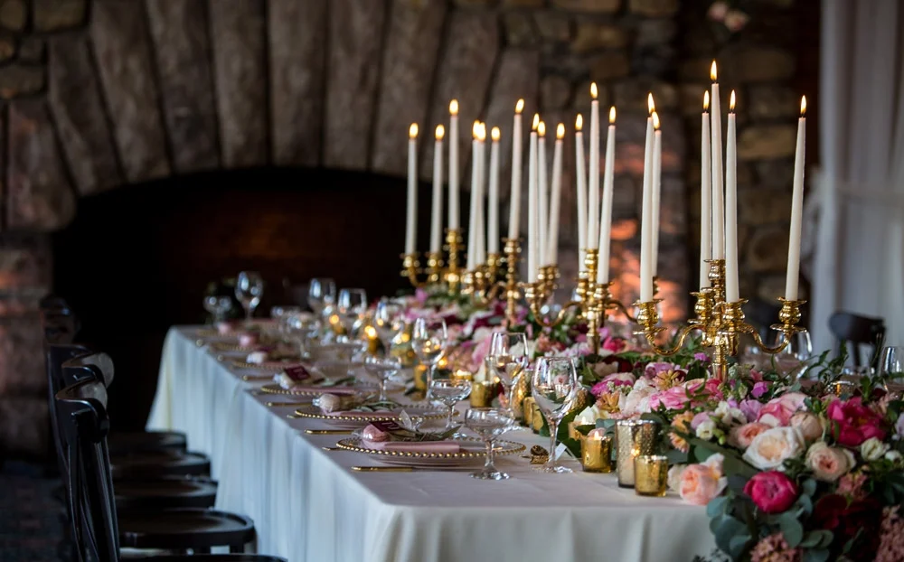 Full Floral Garland for Wedding Reception