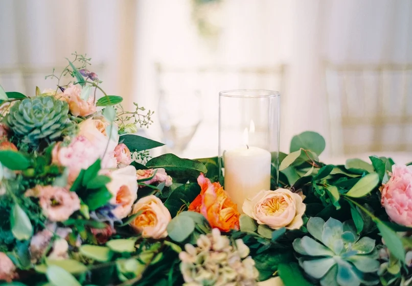 Floral and Succulent Garland