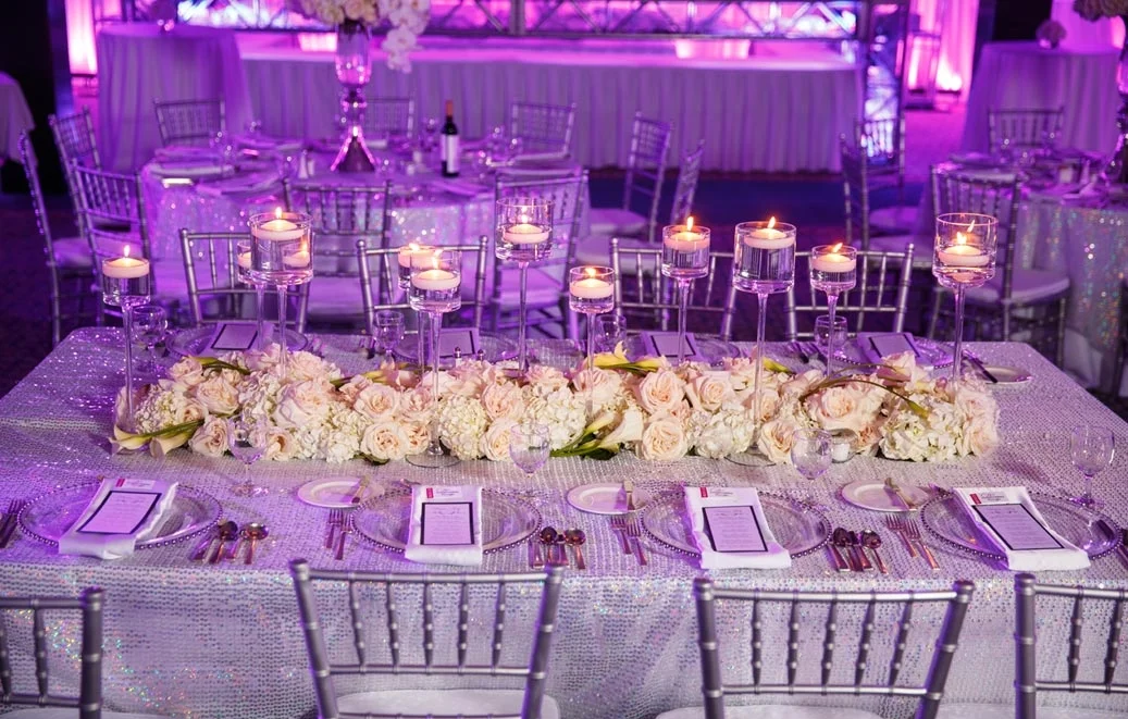 White Full Floral Garland