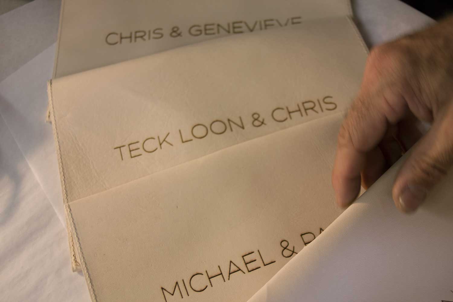 Each guest took home their own laser engraved memory.