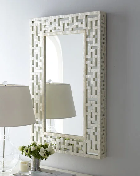 One of my favorite finds of the room. This mirror is surprisingly affordable! Isn't it gorgeous! What a statement it will make!!!! 