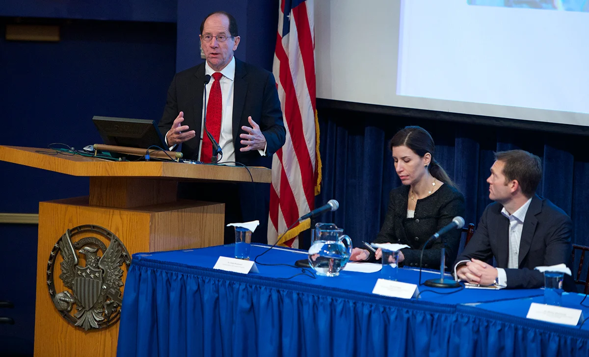 Dr. Daniel Lucey returns to campus to participate in an interdisciplinary symposium that includes Georgetown faculty experts on the impact of the Ebola crisis last semester.