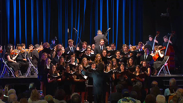 The Georgetown University Chapel Choir and the Chamber Singers will perform with the internationally renowned National Youth Orchestra of Uruguay in celebration of the pope's U.S. visit.