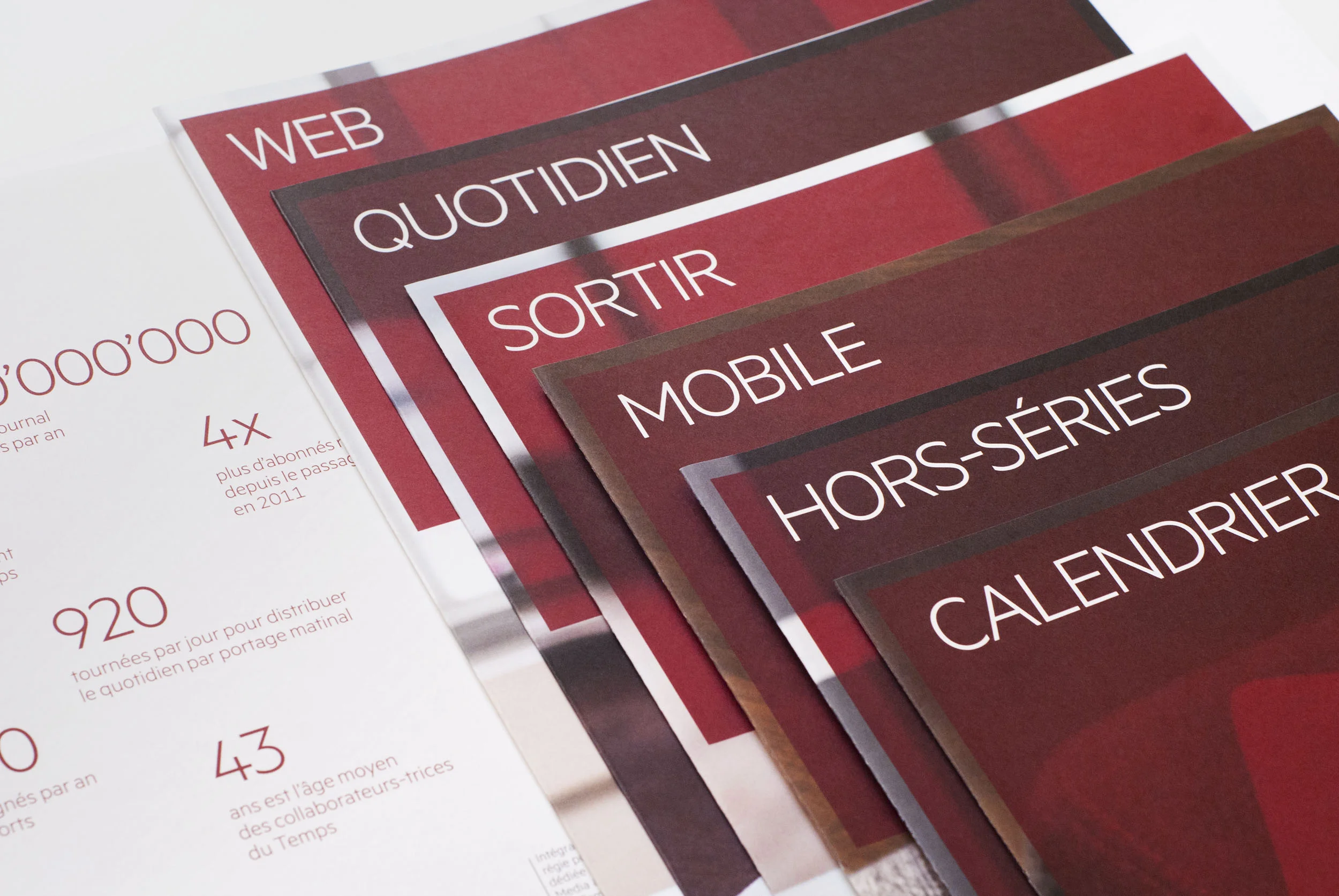 Le Temps | Brochure tarifaire 2014 Art direction | Part of production © essencedesign