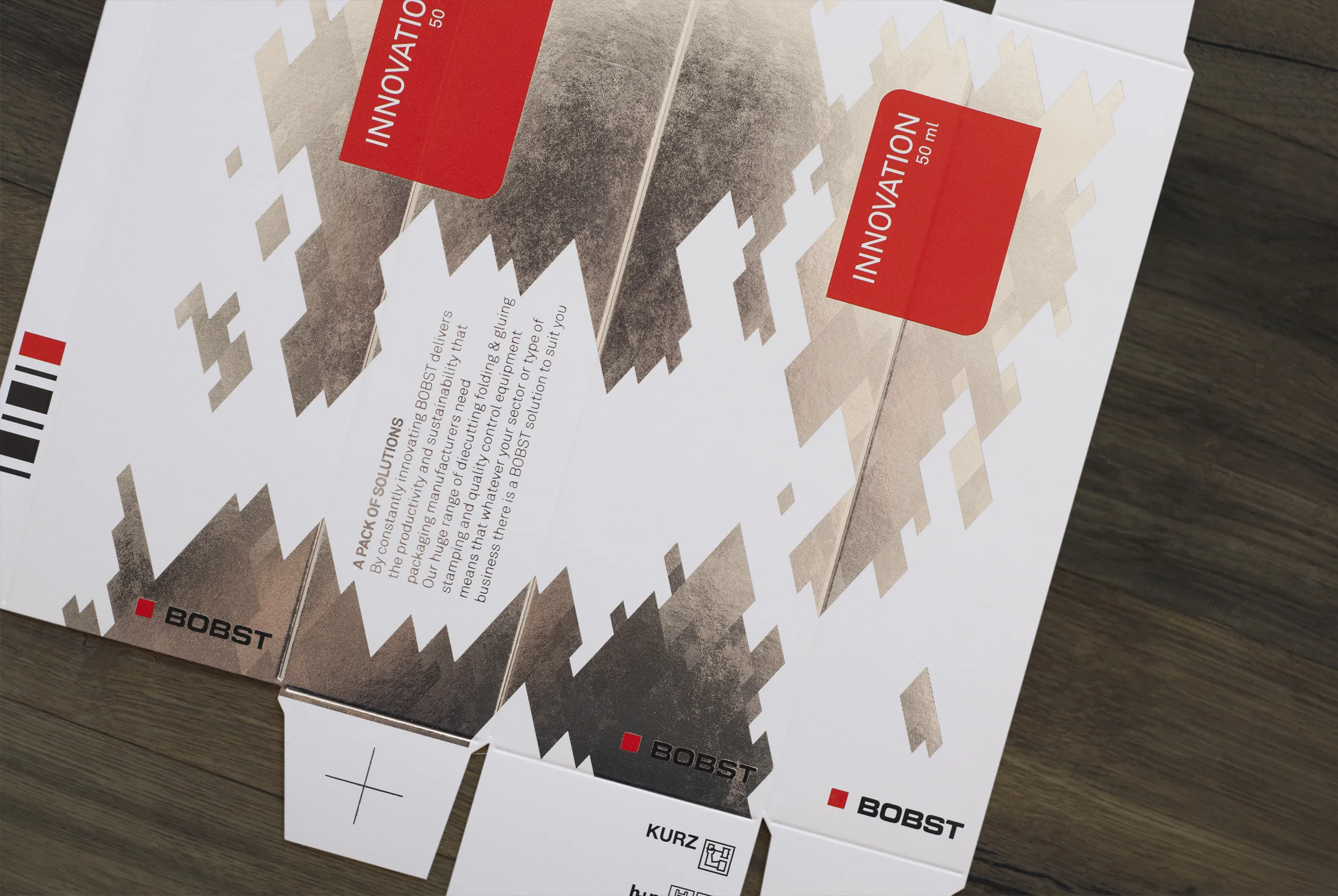BOBST | Packaging for DRUPA Art direction | Production © essencedesign