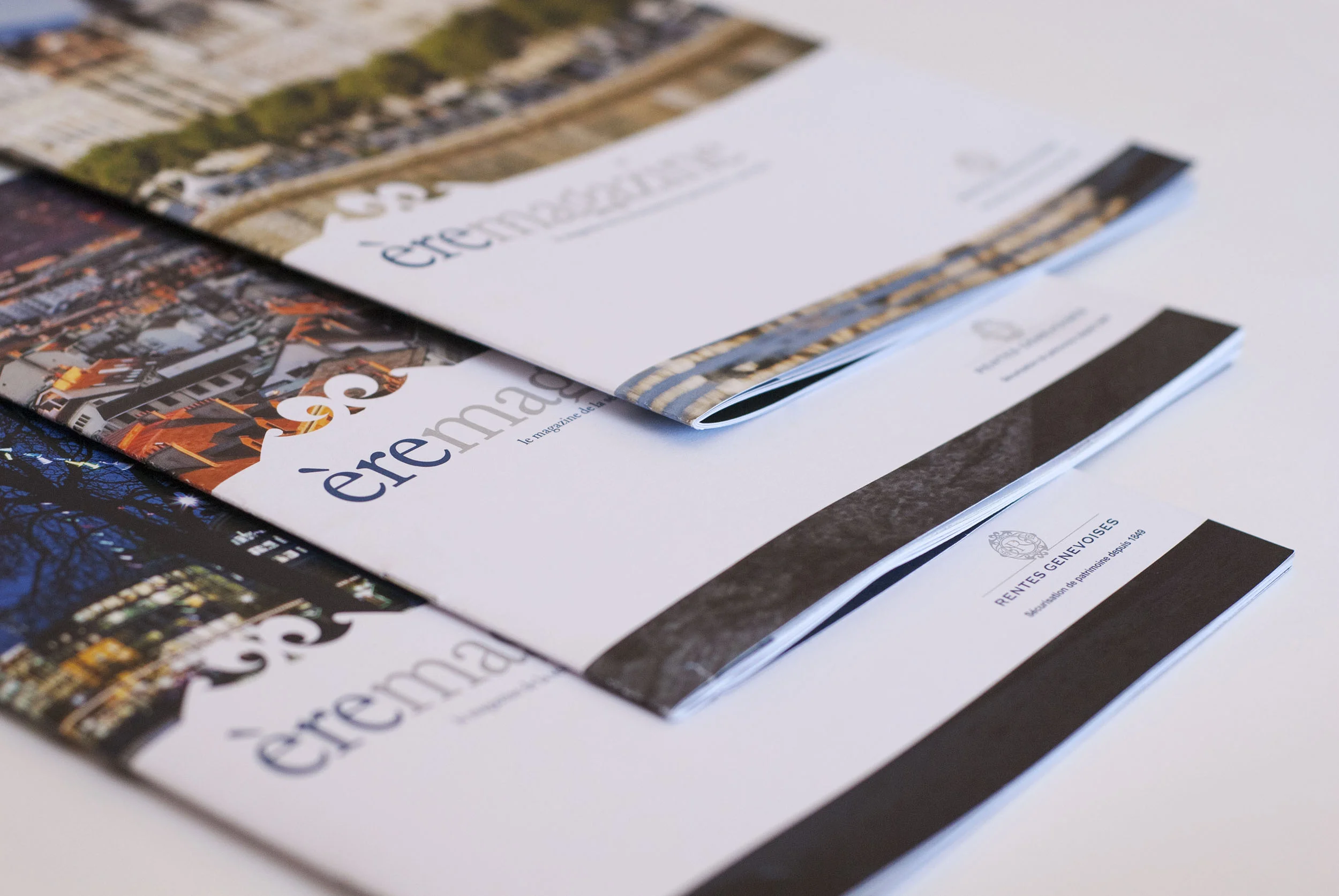 Les Rentes Genevoises | Eremagazine Art direction © essencedesign