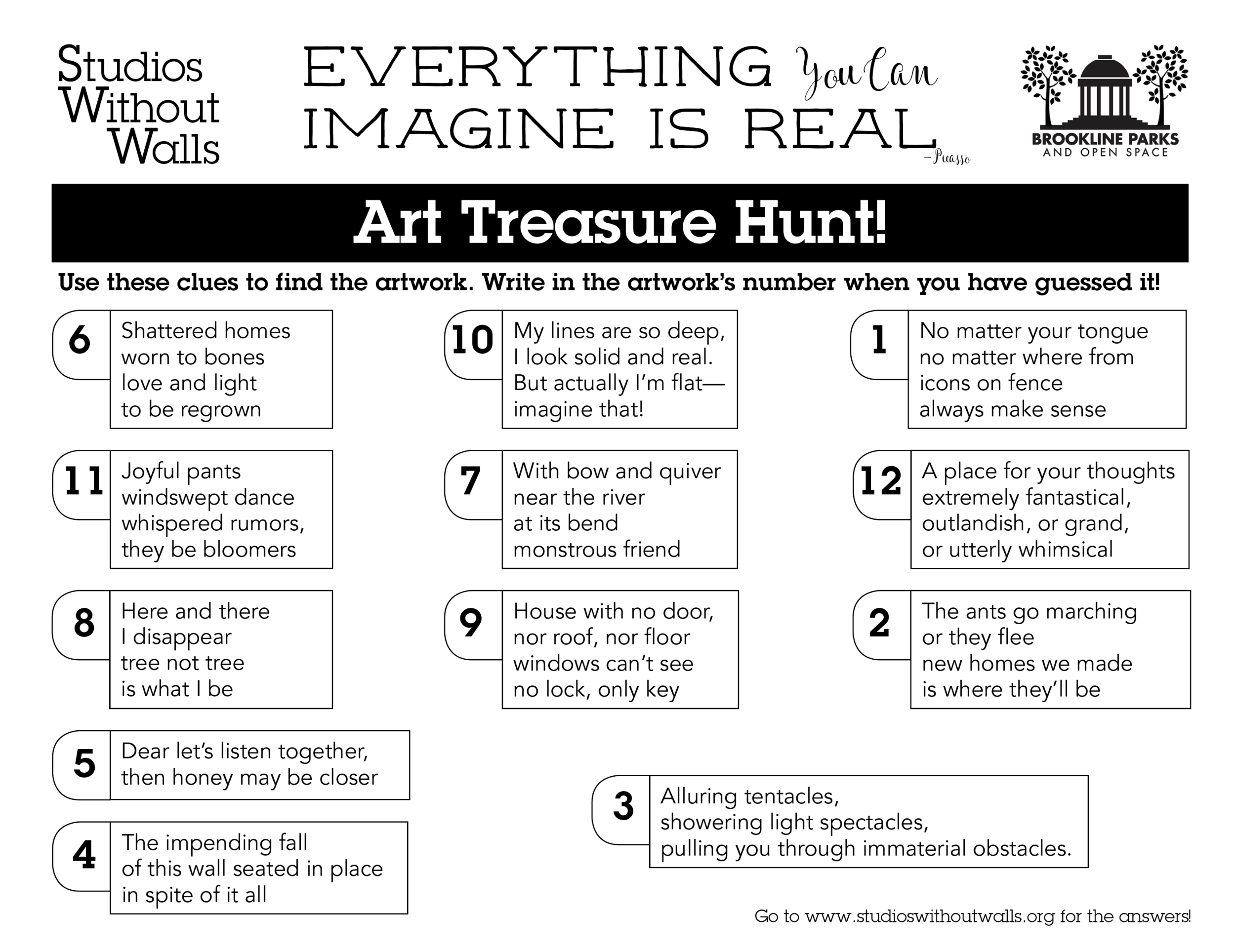 Treasure Hunt Answers