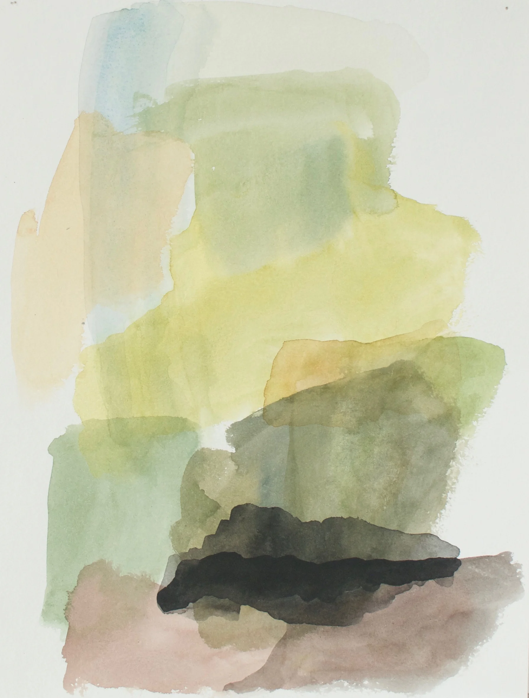 Morning, 2017. 12x9 in, watercolor  (sold)