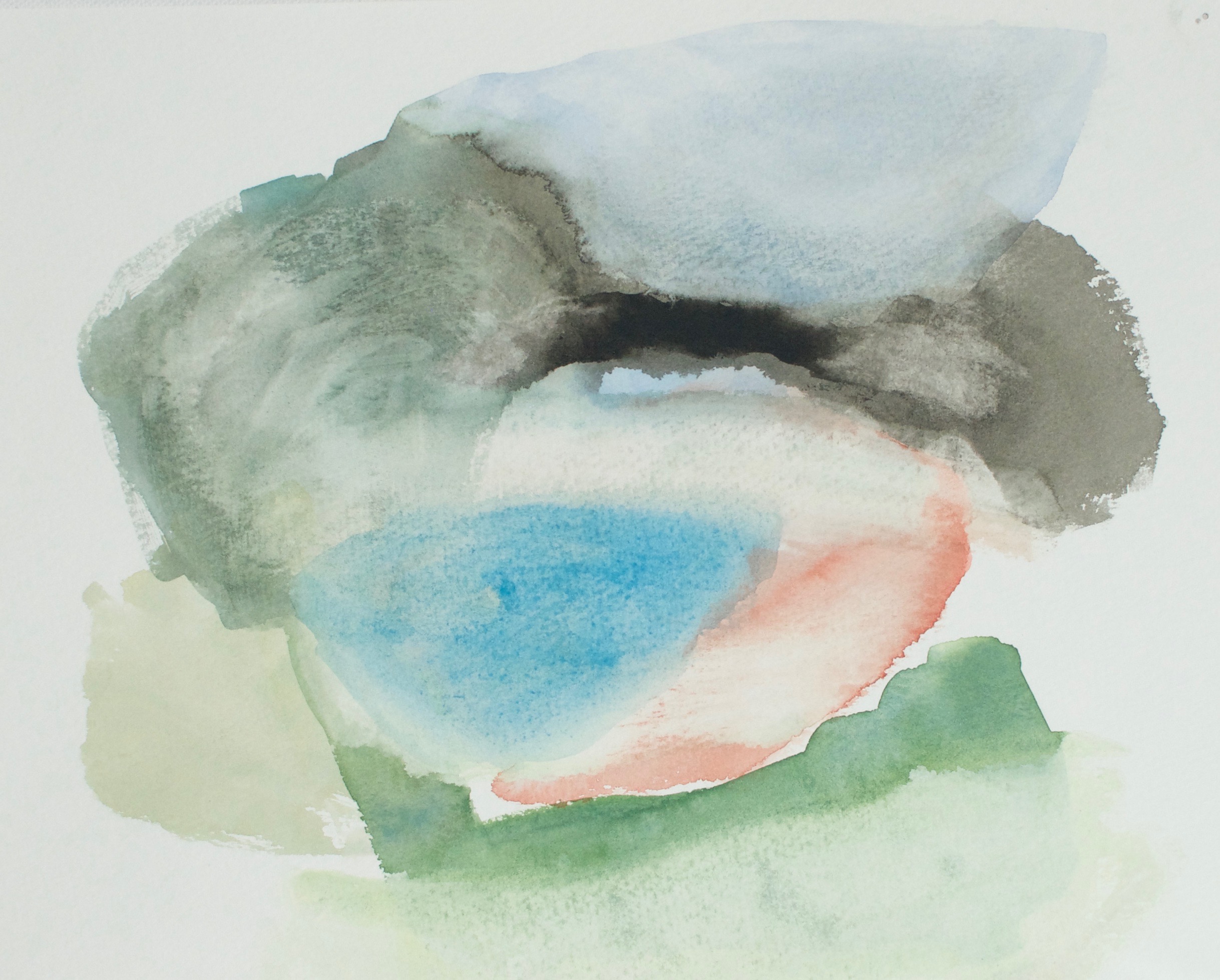 Last Light, 2015. 9x11 in. watercolor
