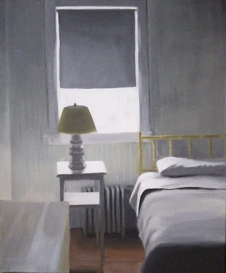 Upstairs. 20x16 inches, oil on canvas