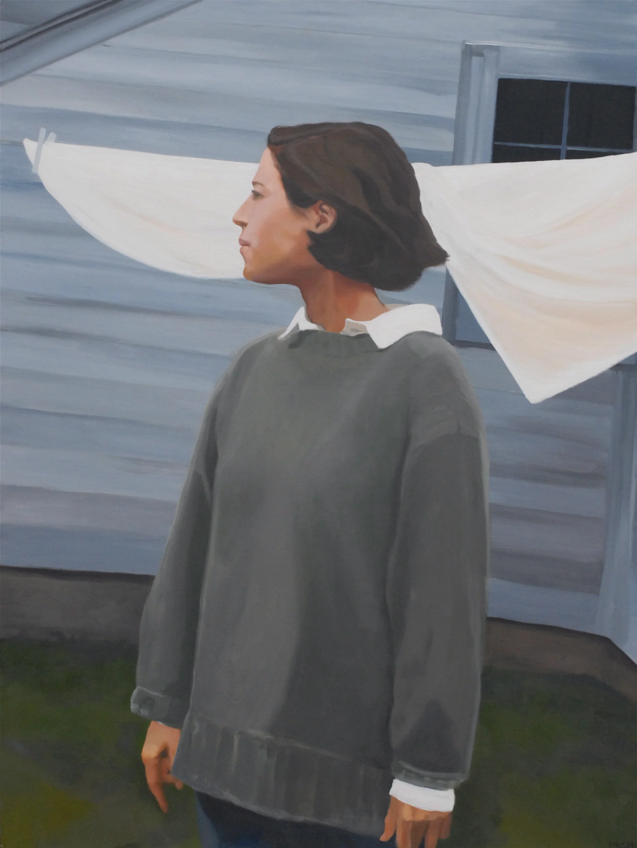 Marguerite. 48x36 inches, oil on canvas.