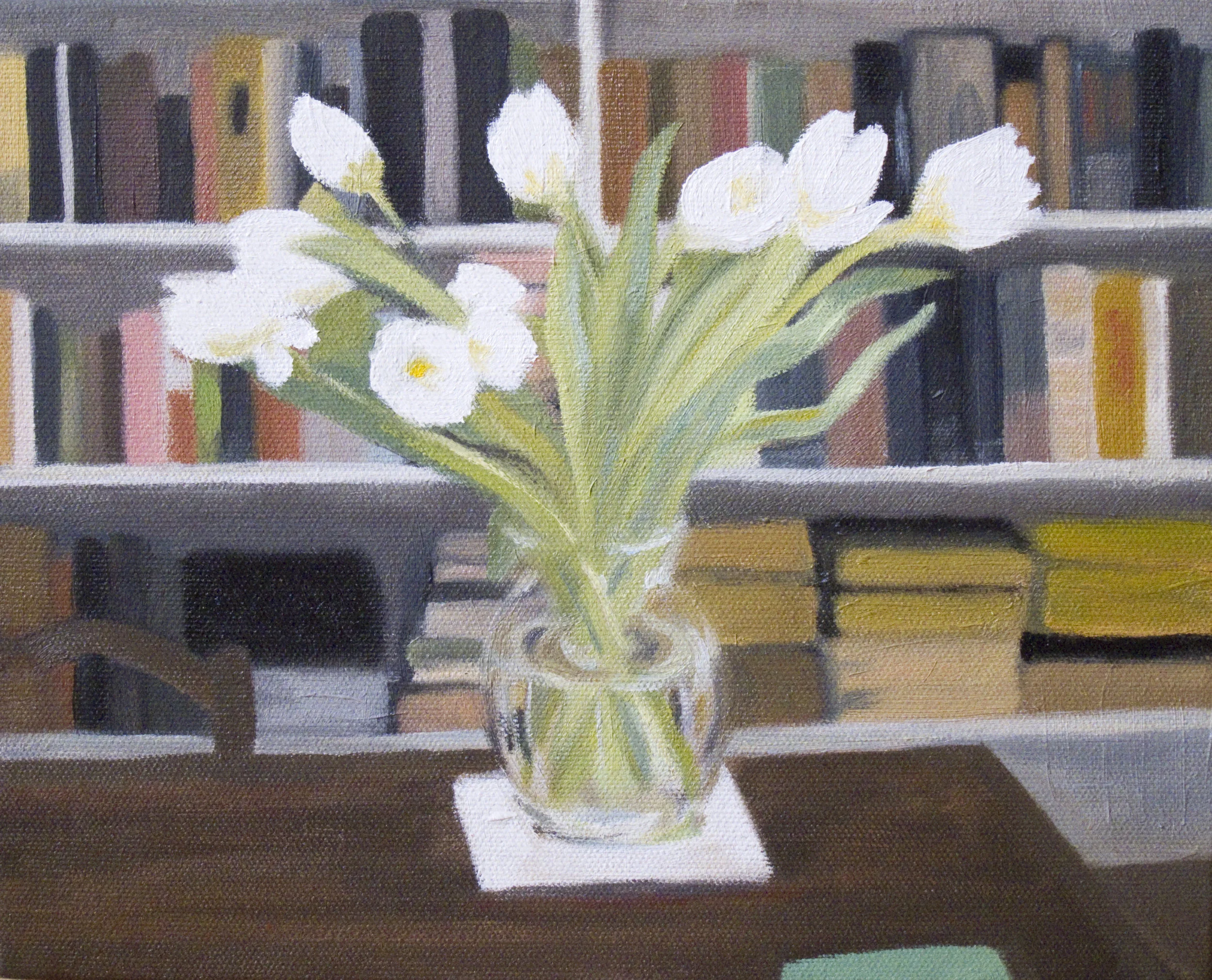 Tulips. 8x10 inches oil on canvas