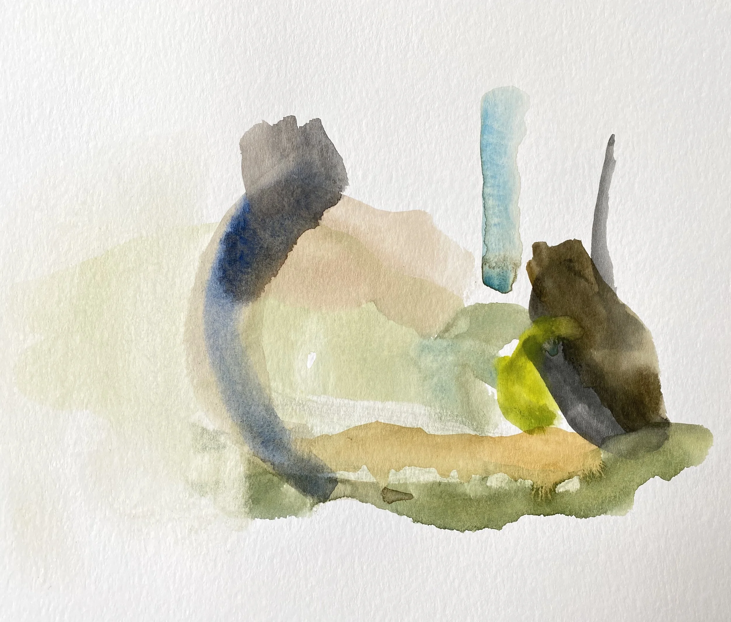 April is Weird, 2020. 11x15 inches, watercolor (sold)