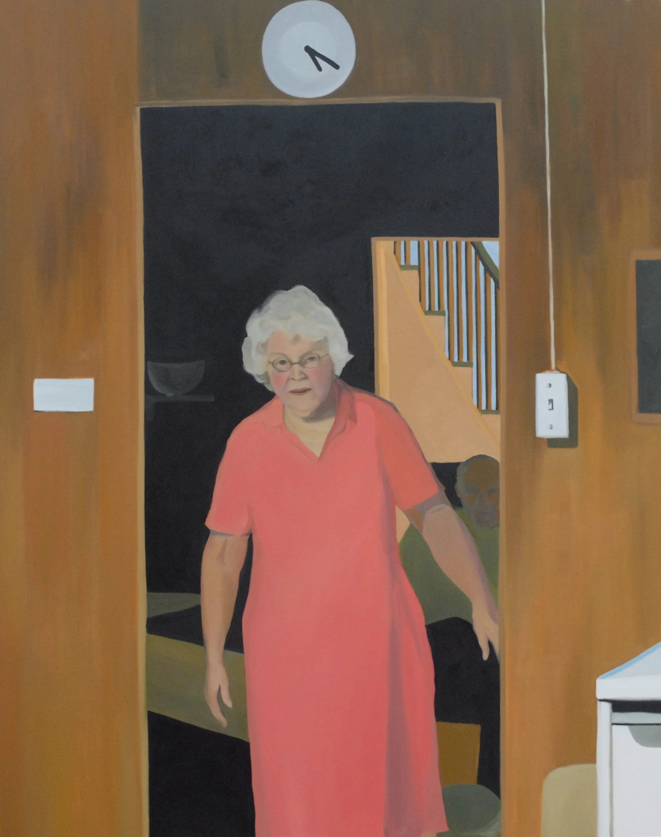 Nana, 2015.  60x48 in. Oil on canvas