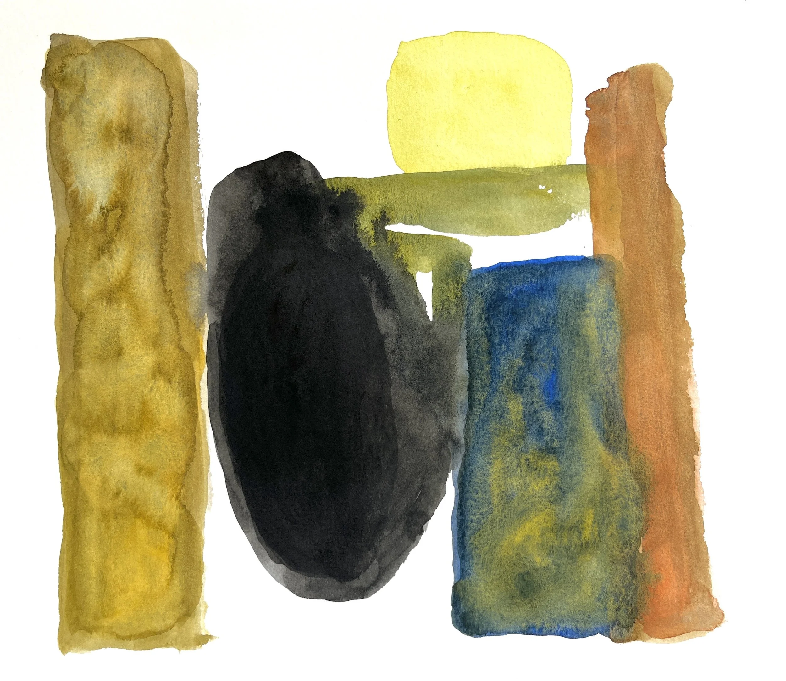 Place, 2023. 12x13 in. Watercolor